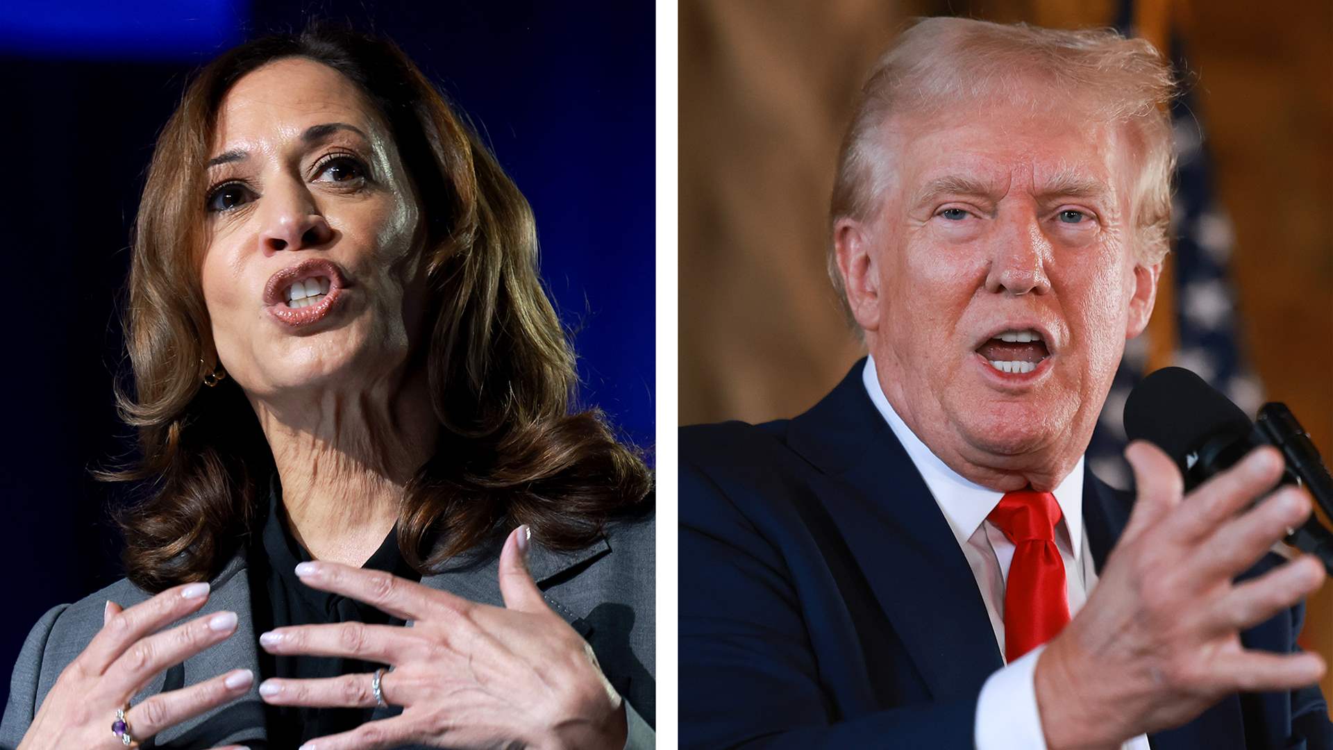 Trump leads with 267 electoral votes, as Harris follows with 214