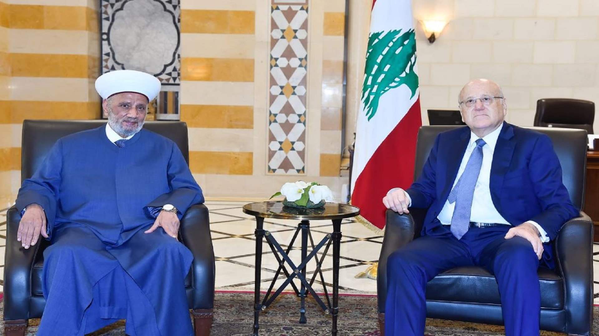 Grand Mufti Derian meets PM Mikati: Calls for presidential election and national unity