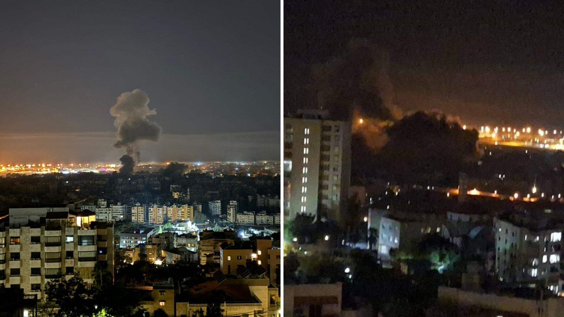 Loud blasts and black smoke follow intense airstrikes on Beirut’s southern suburbs: State media 