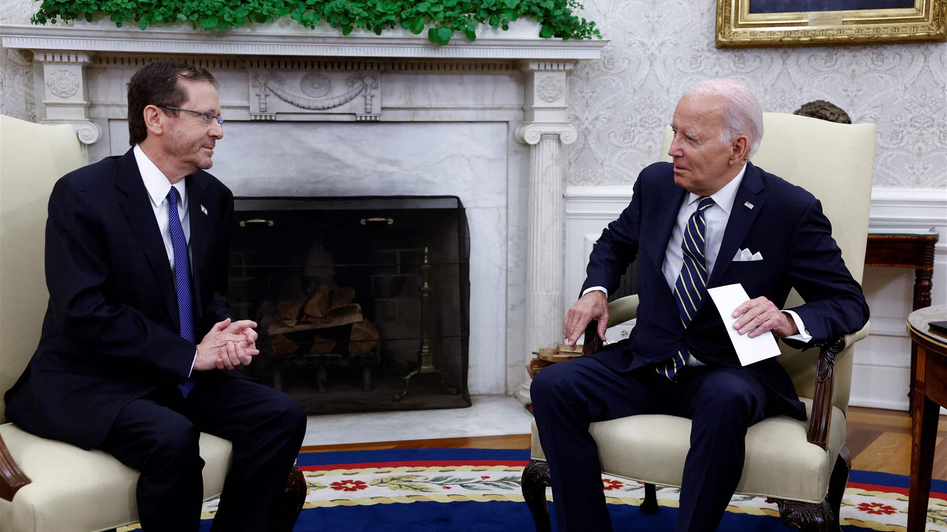 Israeli President Herzog to meet with Biden at White House on Tuesday