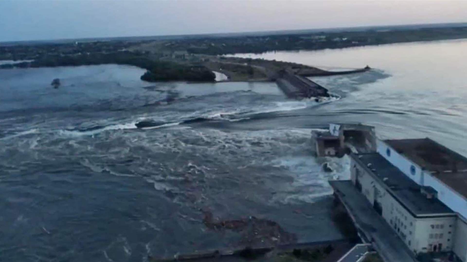 Russian strike &#39;damaged&#39; dam at East Ukraine reservoir: Governor