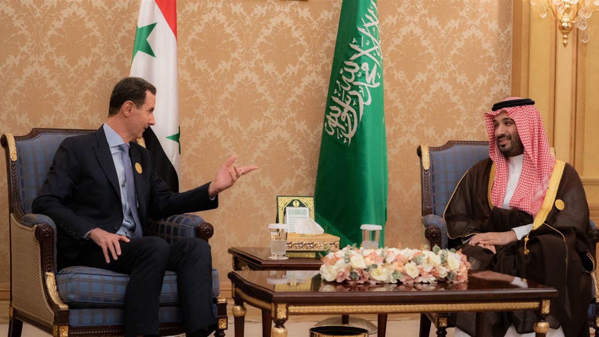 Syrian President and Saudi Crown Prince discuss Israeli aggression across the region