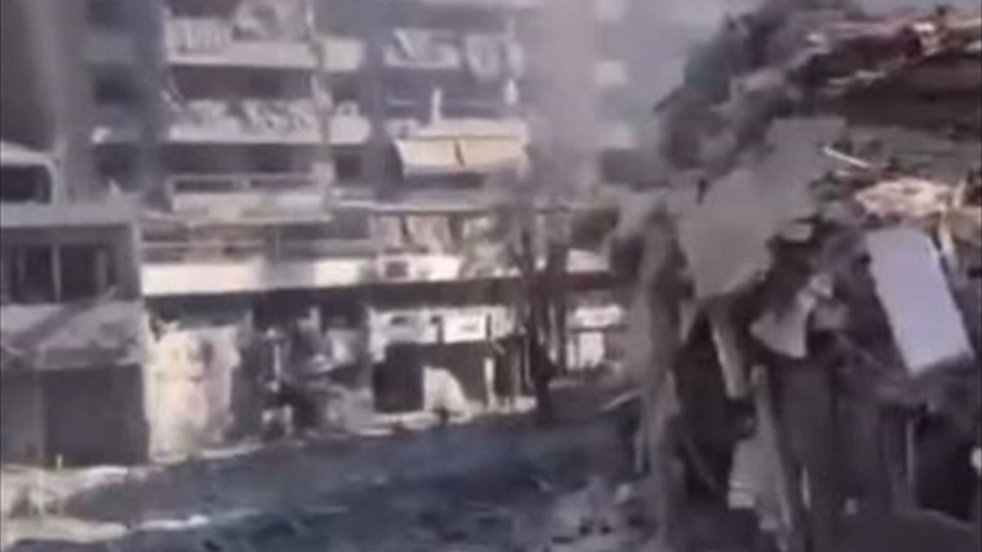 Massive destruction in Beirut&#39;s southern suburbs following wave of Israeli strikes (Video)