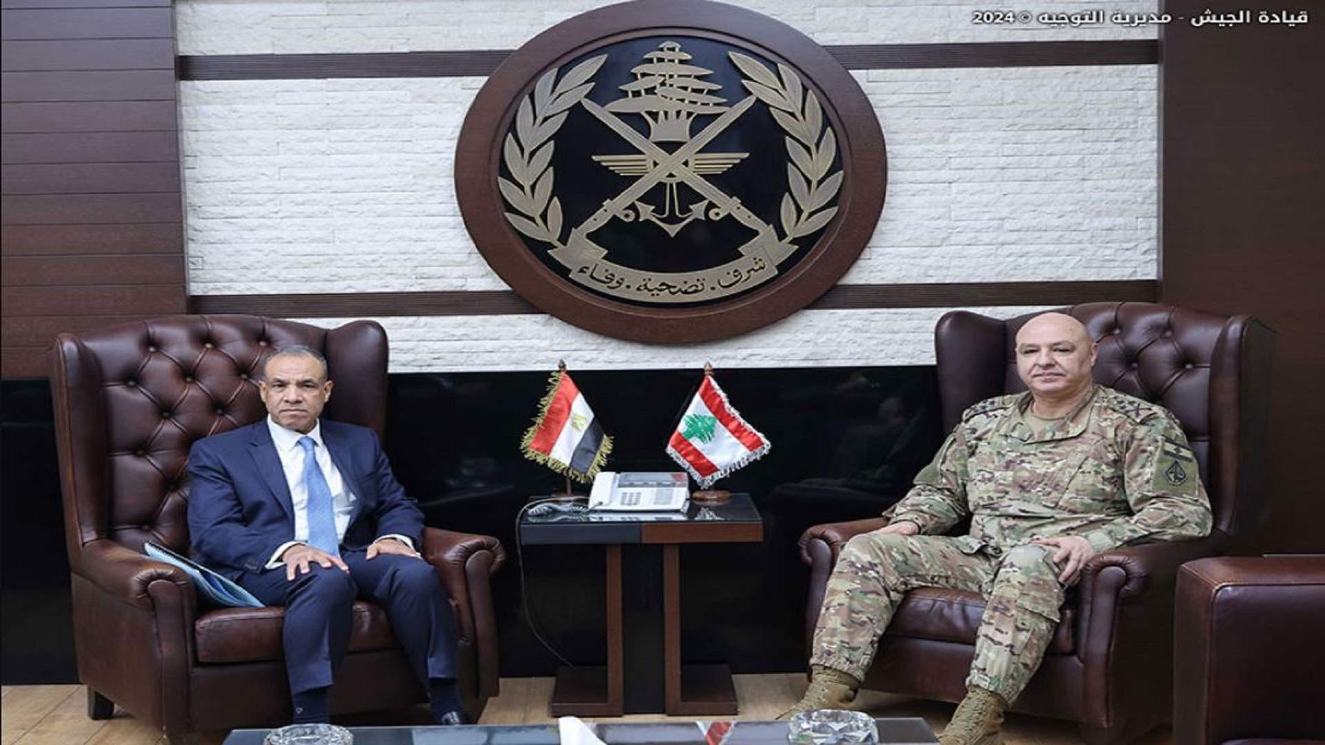 Egyptian FM reaffirms support for Lebanese Army during meeting with General Joseph Aoun