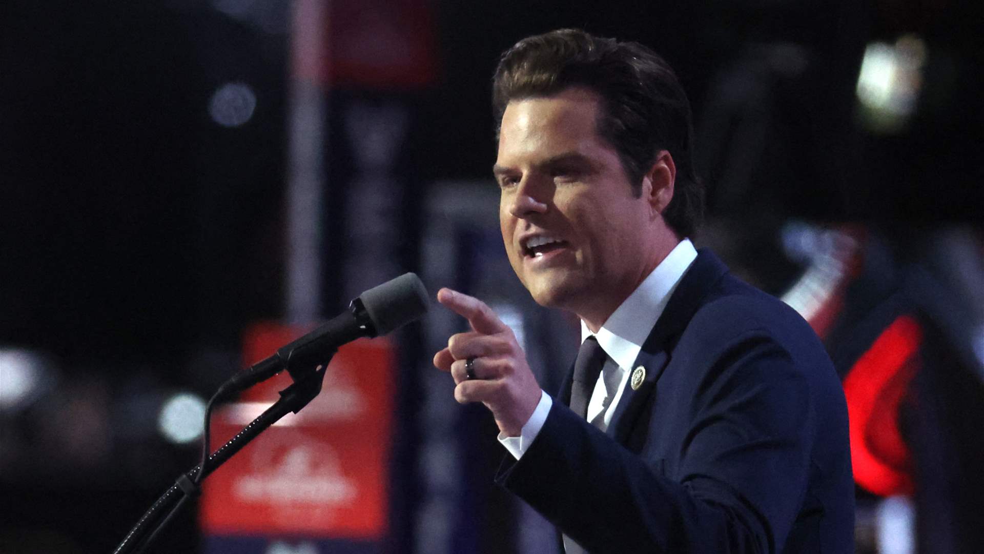 Donald Trump names Florida lawmaker Matt Gaetz as US attorney general