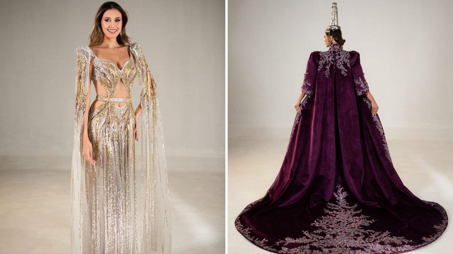 Miss Lebanon Nada Koussa showcases Lebanese culture with striking designs at Miss Universe prelims 