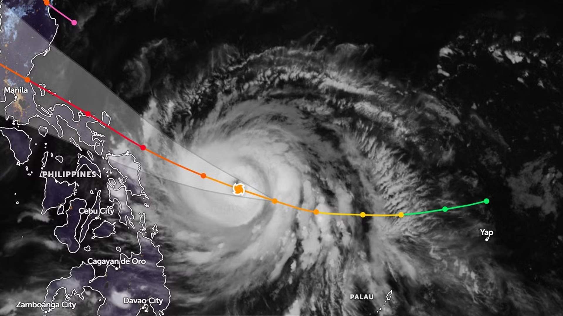 Philippines&#39; forecaster warns of &#39;potentially catastrophic&#39; impact from Super Typhoon Man-yi