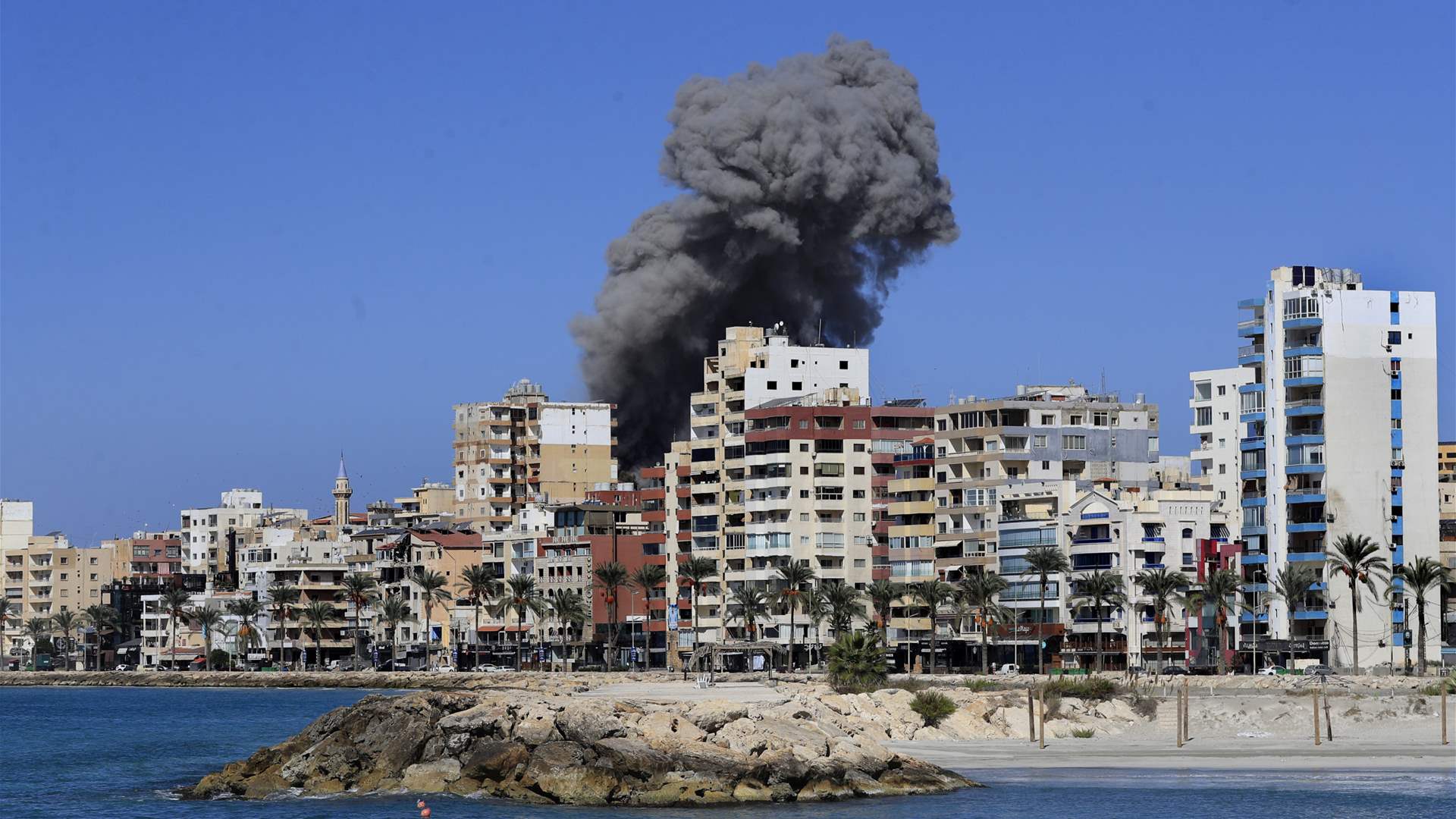 Lebanon state media reports strike on Tyre city in south