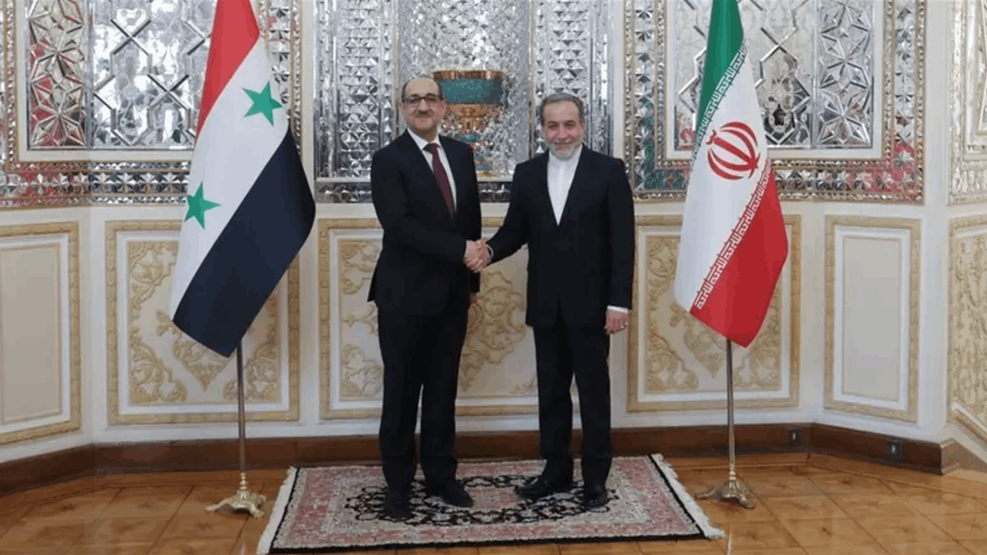 Syrian top diplomat meets Iranian counterpart in Tehran