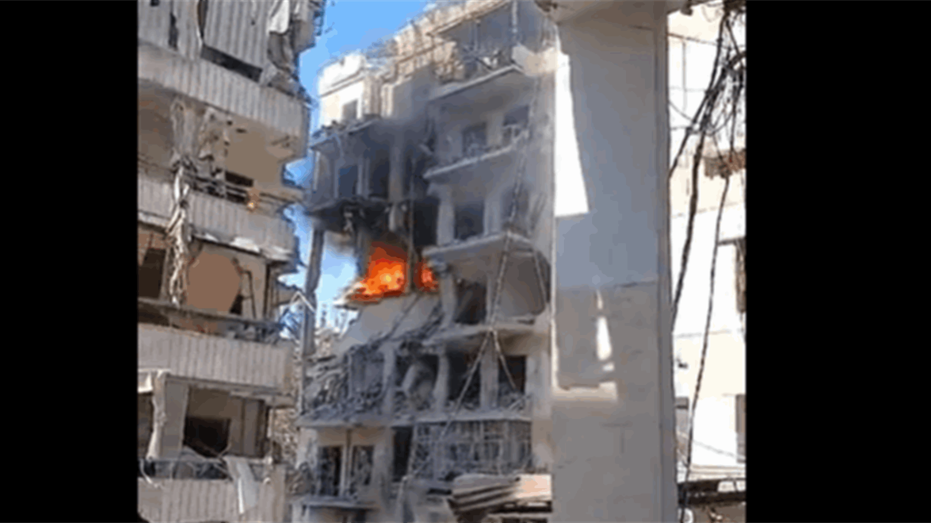 Israeli airstrike causes damage to Kafaat area in Beirut’s southern suburbs (Video)