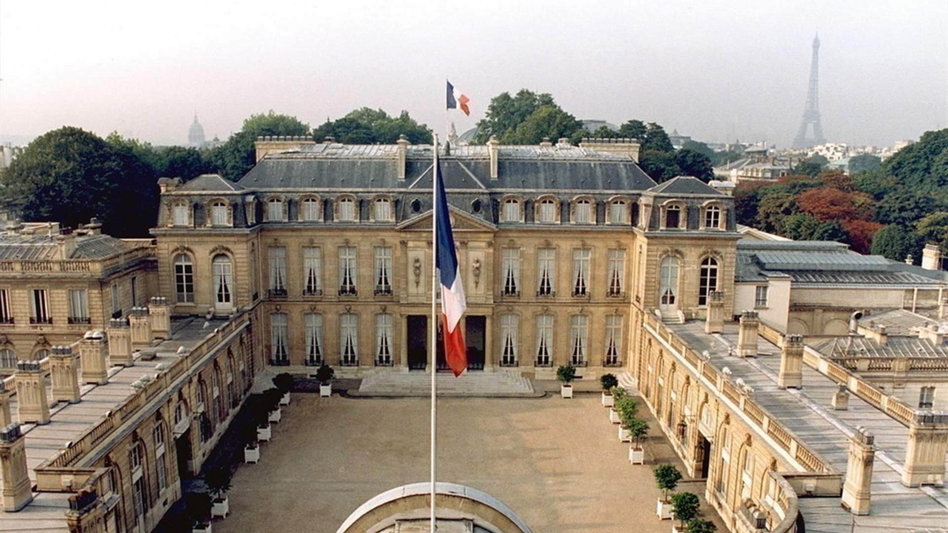 Élys&eacute;e reports progress toward Blue Line cease-fire