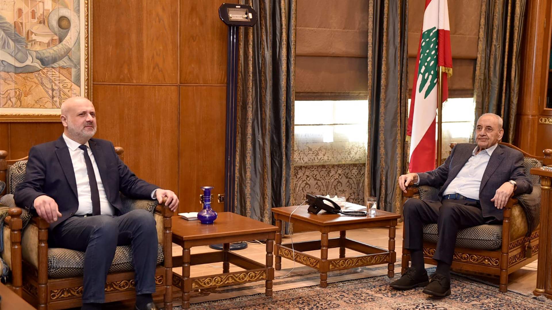 Interior Minister says Speaker Berri and PM Mikati&#39;s persistent work will achieve progress 