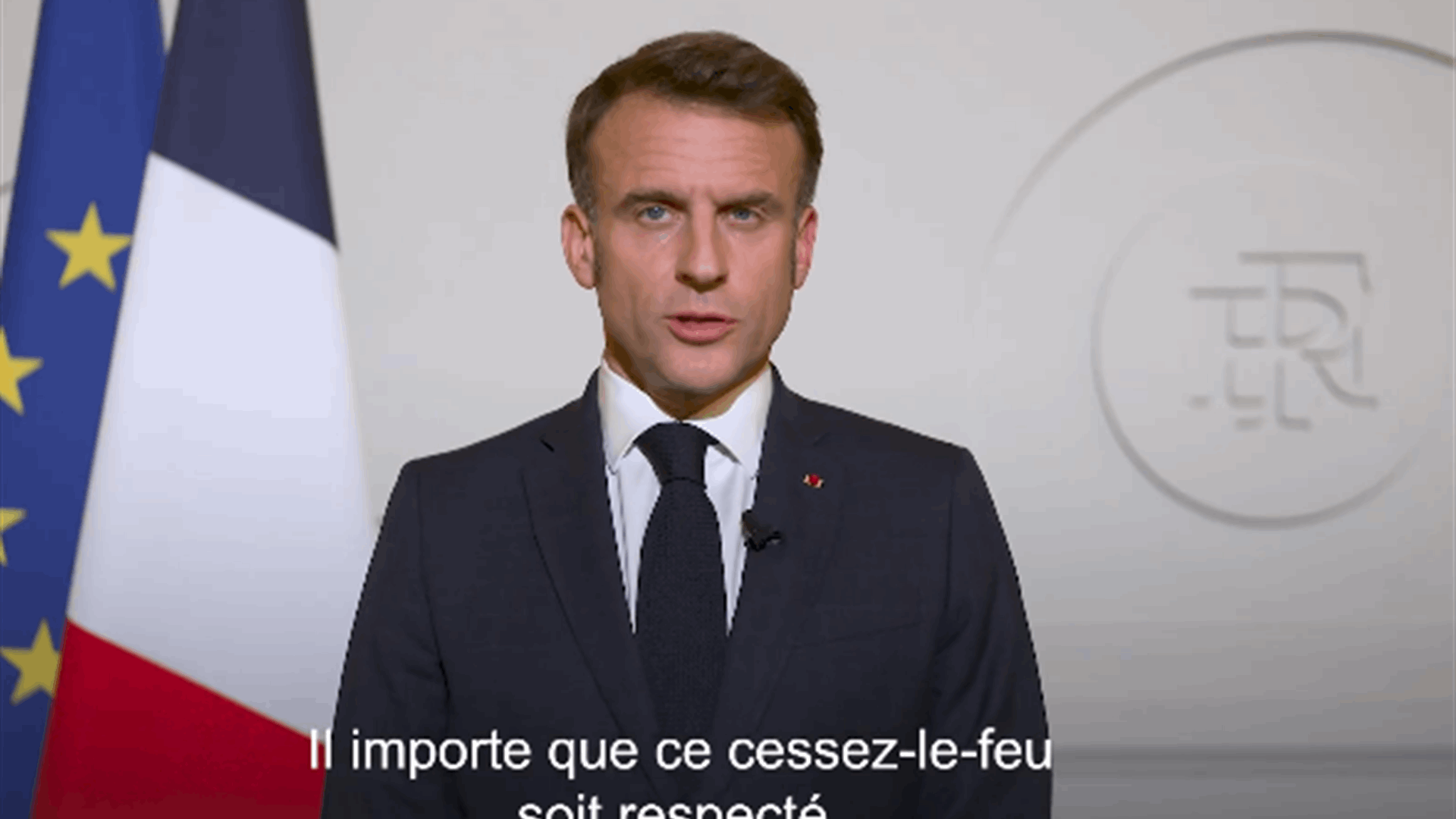 Macron urges Lebanon to elect president &#39;without delay&#39; after Israel-Lebanon ceasefire announcementf