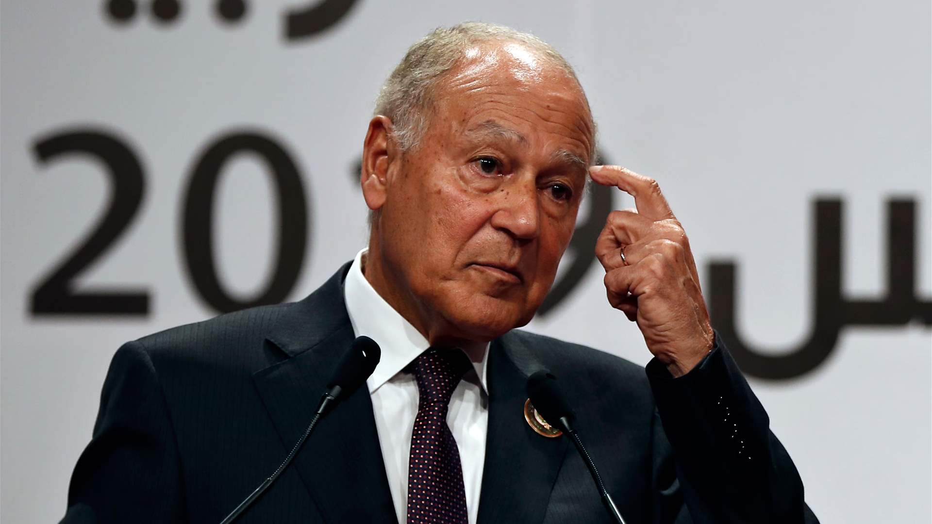 Arab League&#39;s Aboul Gheit welcomes Lebanon-Israel ceasefire agreement