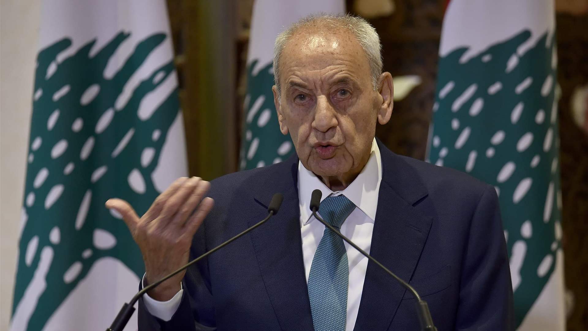 Speaker Berri receives call from France&#39;s Macron