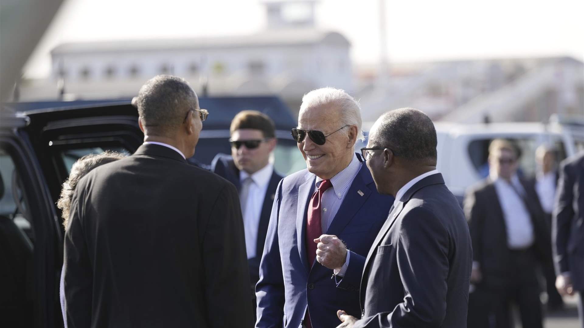 Biden arrives in Angola for his first visit to Africa as president