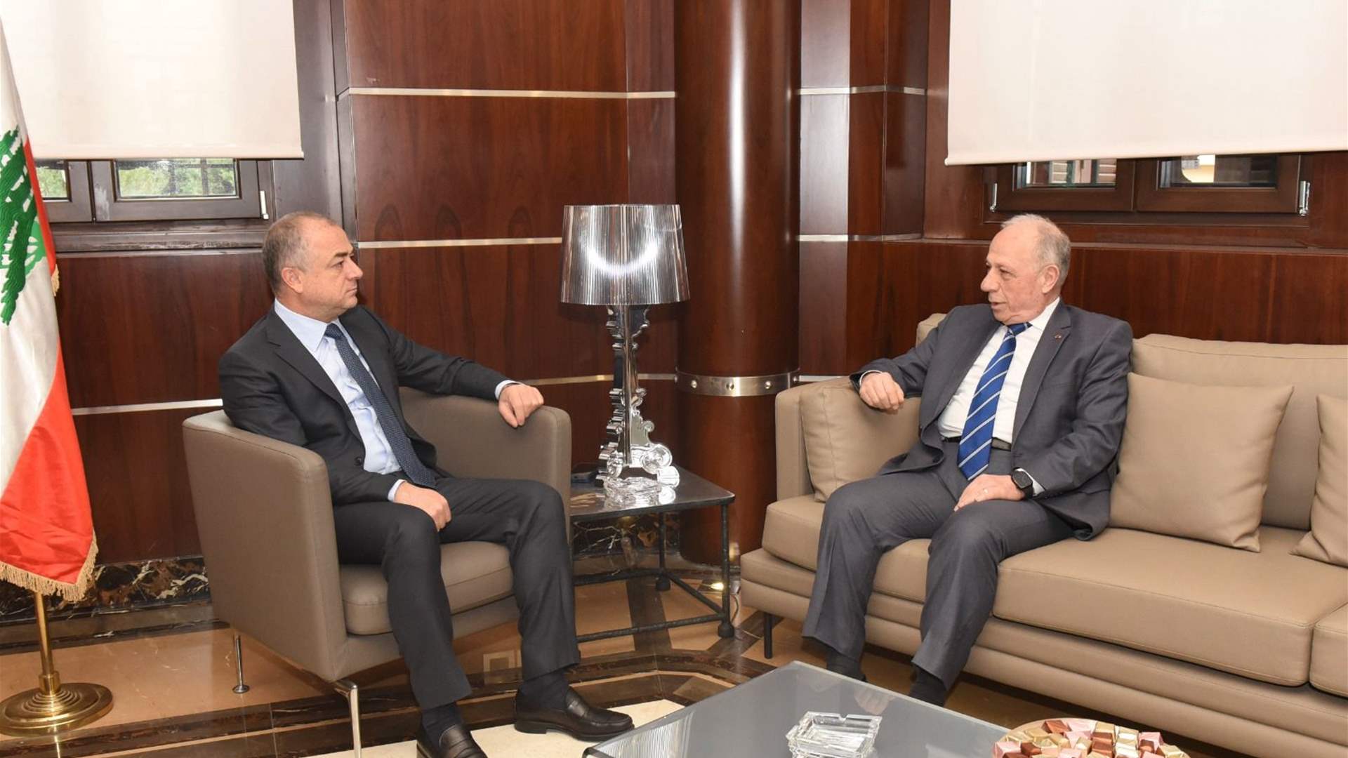 Lebanon&#39;s Deputy Speaker discusses ceasefire and military support with Defense Minister