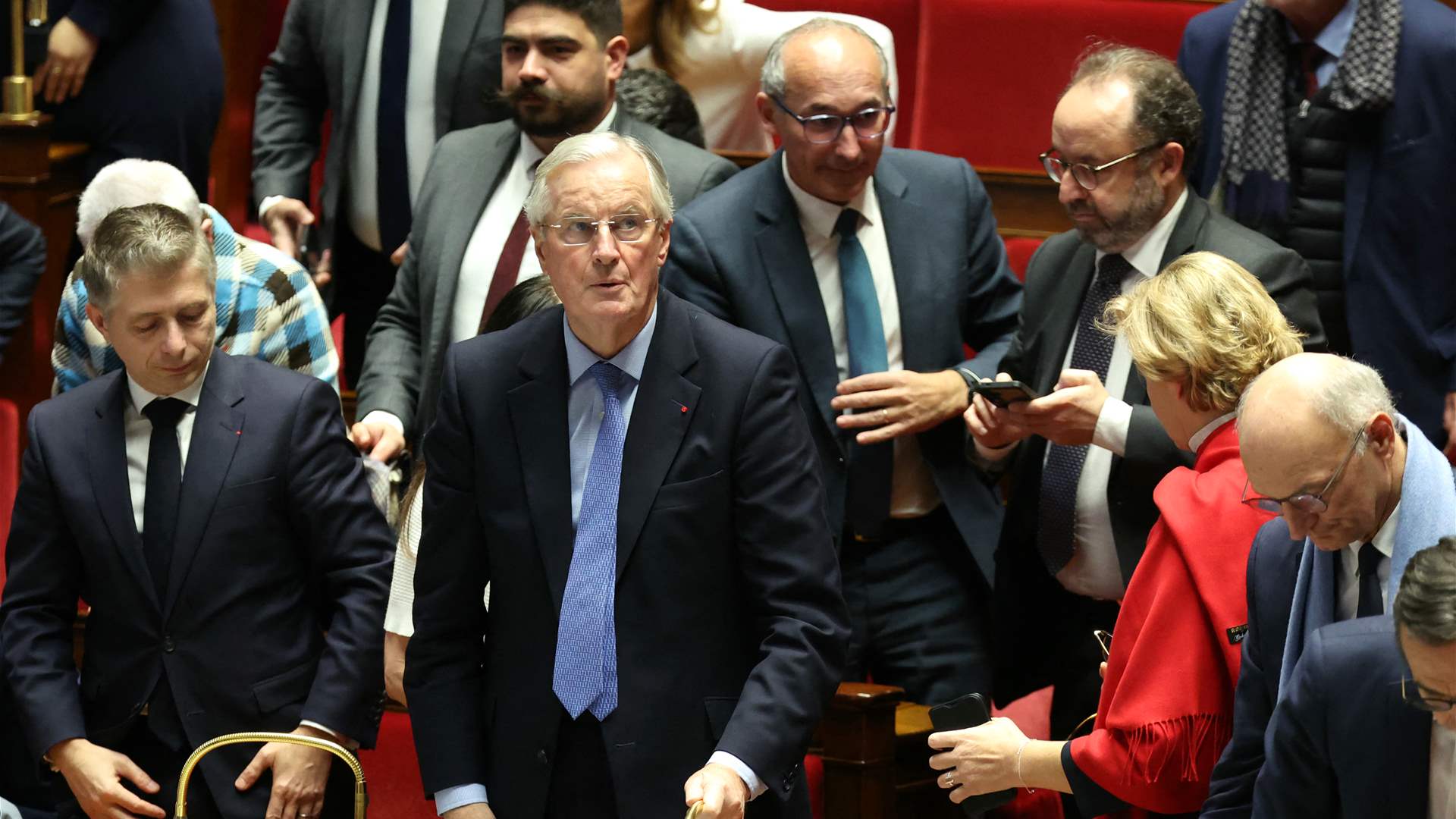 French PM Barnier Arrives At Elysee Palace To Submit Resignation To ...