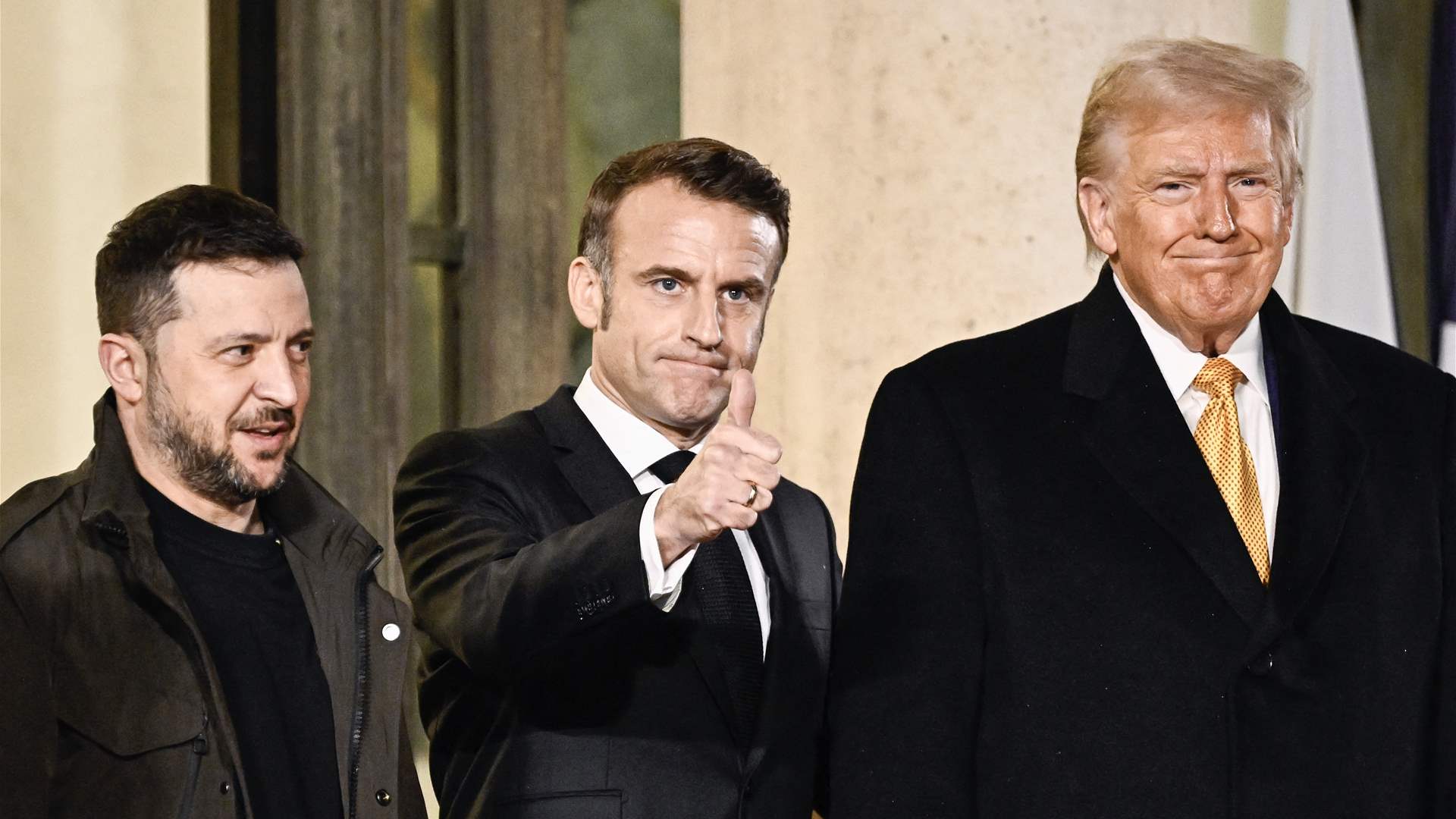 Macron, Trump, Zelensky meet in Paris: AFP correspondent 