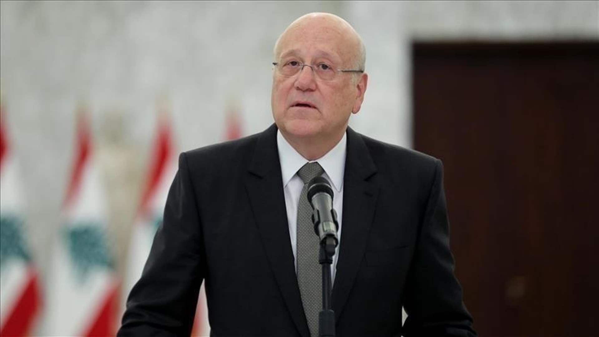 PM Mikati stresses border security, maintaining Lebanon&#39;s neutrality amidst evolving situation in Syria