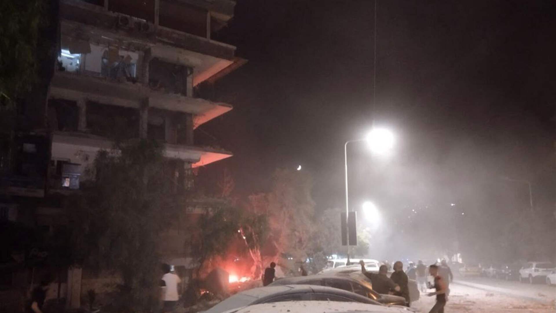 Syria war monitor: Israeli strikes set ablaze Damascus security buildings