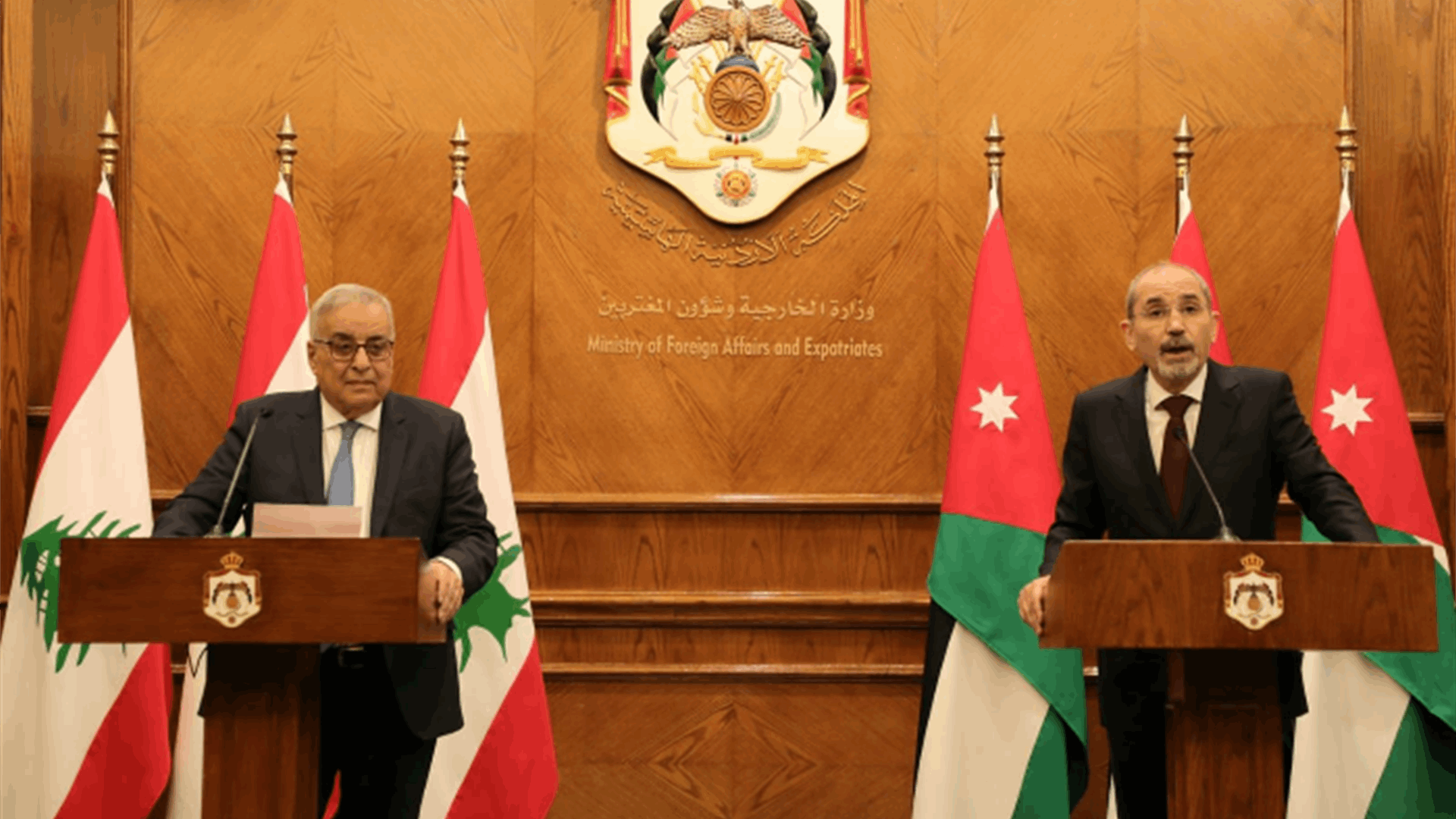 Bou Habib discusses with Jordanian FM developments in Syria and ceasefire in Lebanon