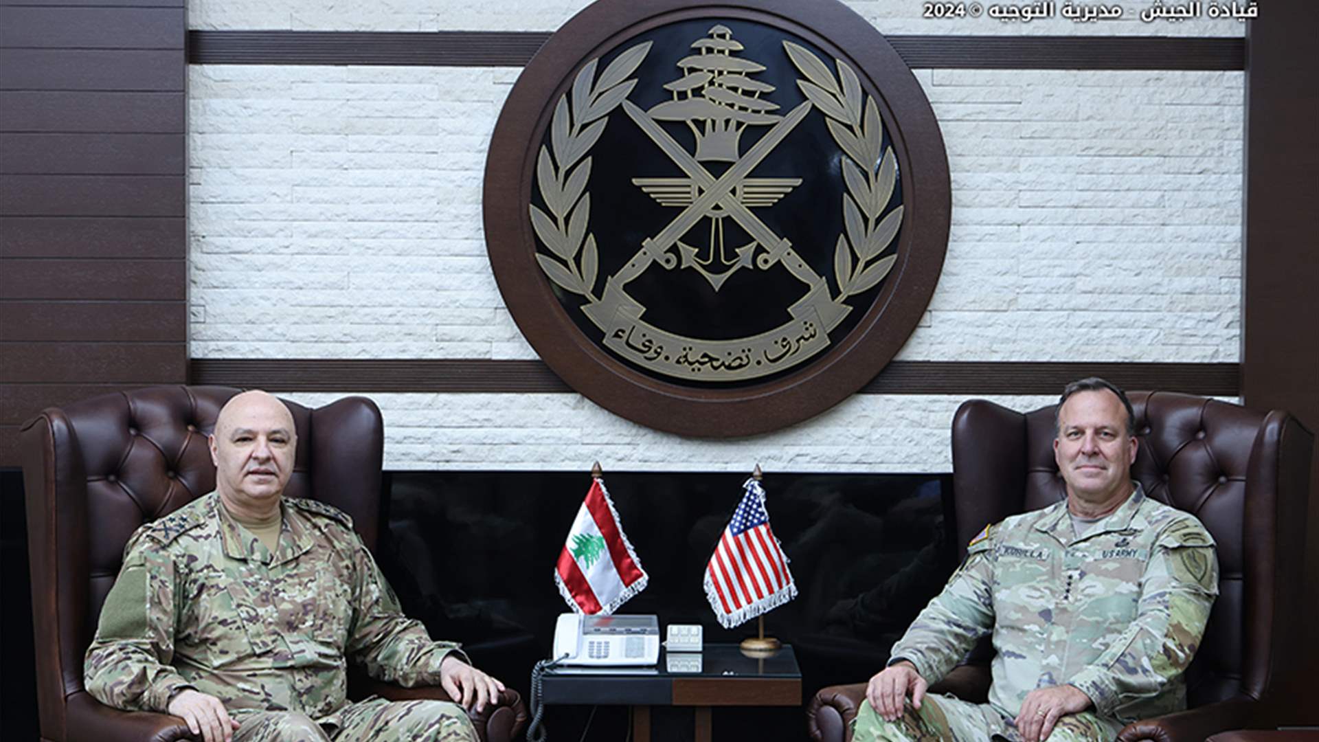 US CENTCOM chief General Kurilla visits Beirut, discusses Israel-Lebanon ceasefire mechanism