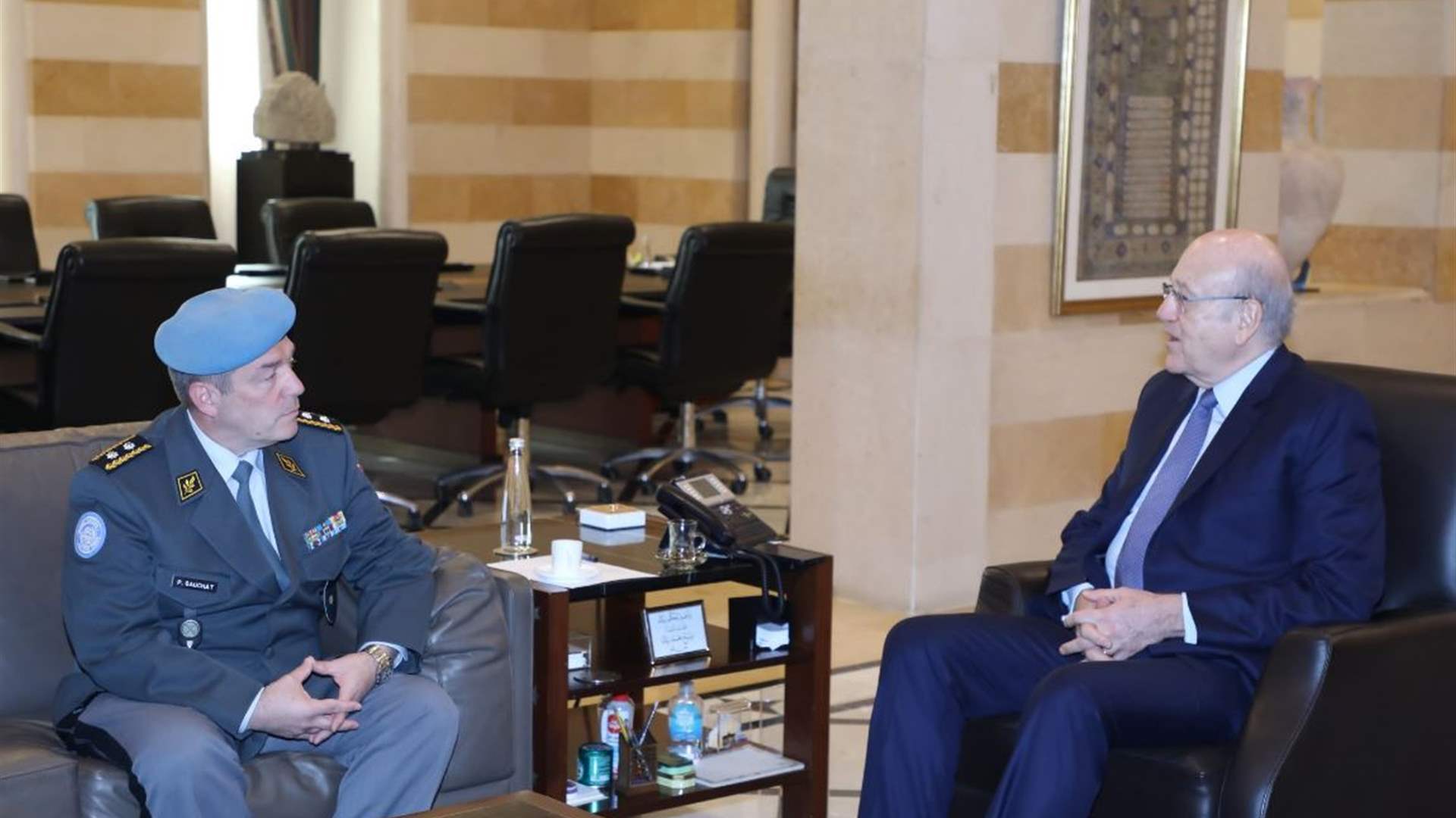 PM Mikati holds meetings with UNTSO delegation and World Bank official on Lebanon&#39;s developments