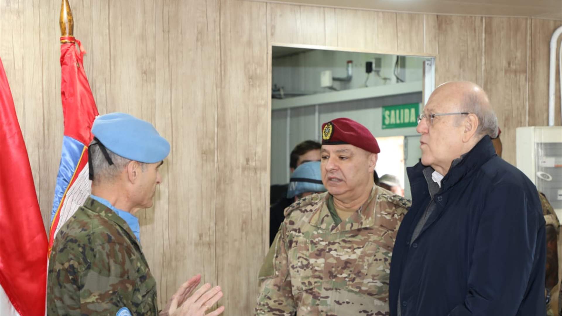 Lebanon&#39;s PM Mikati emphasizes full implementation of Resolution 1701 during UNIFIL visit