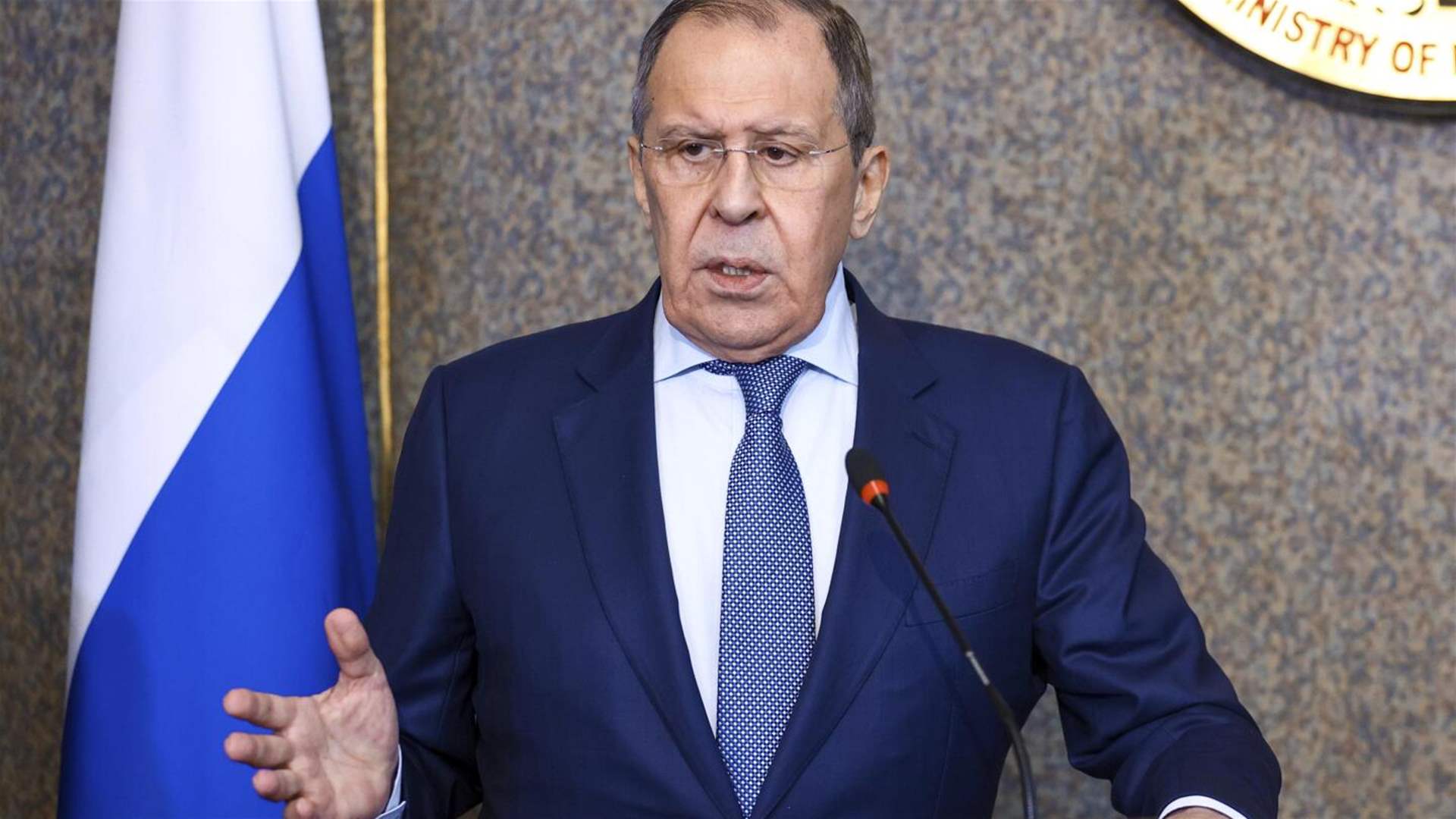 Any Ukraine peace deal must guarantee Russia&#39;s security, Lavrov says