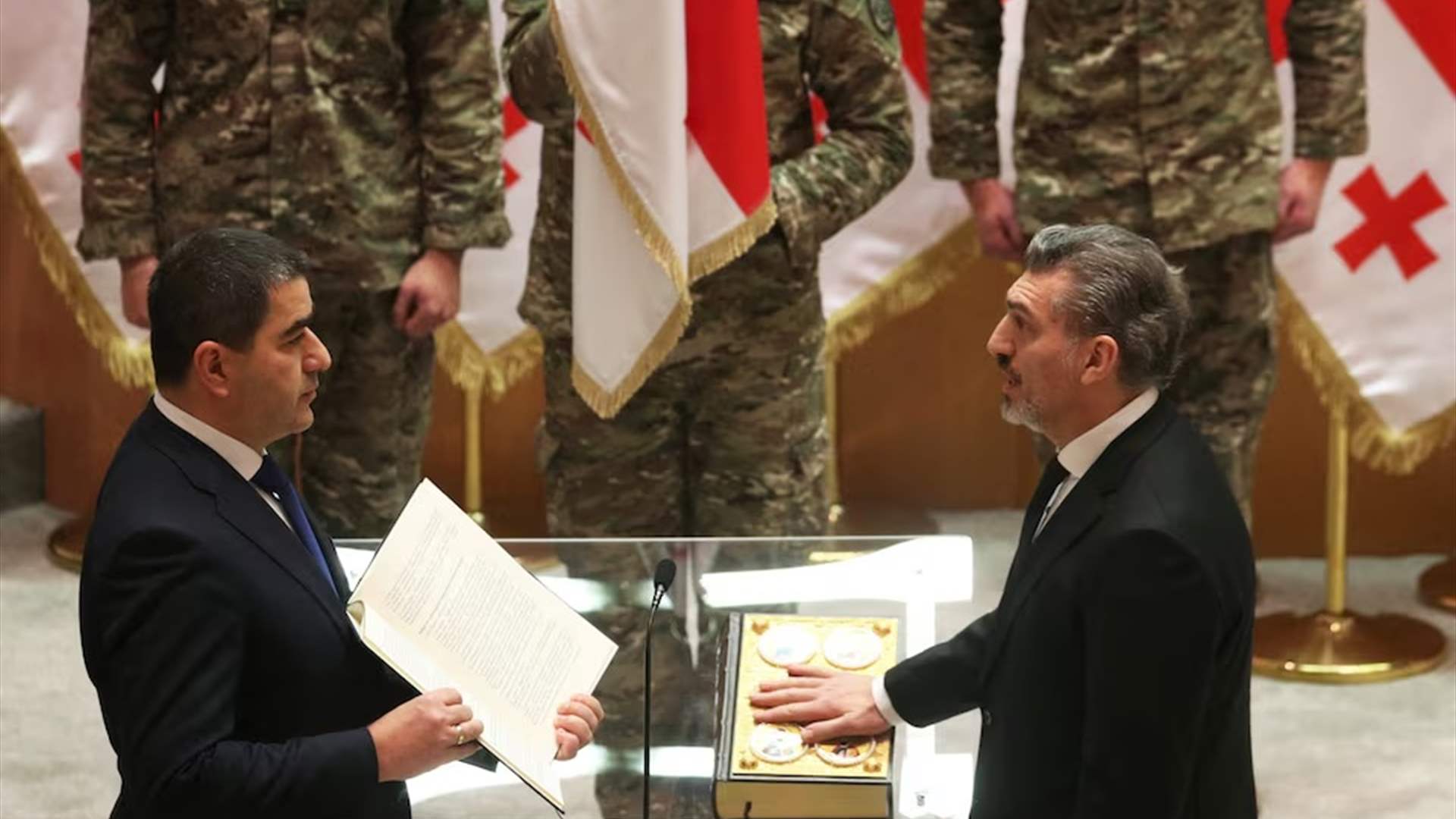 Mikheil Kavelashvili sworn in as Georgia&#39;s president