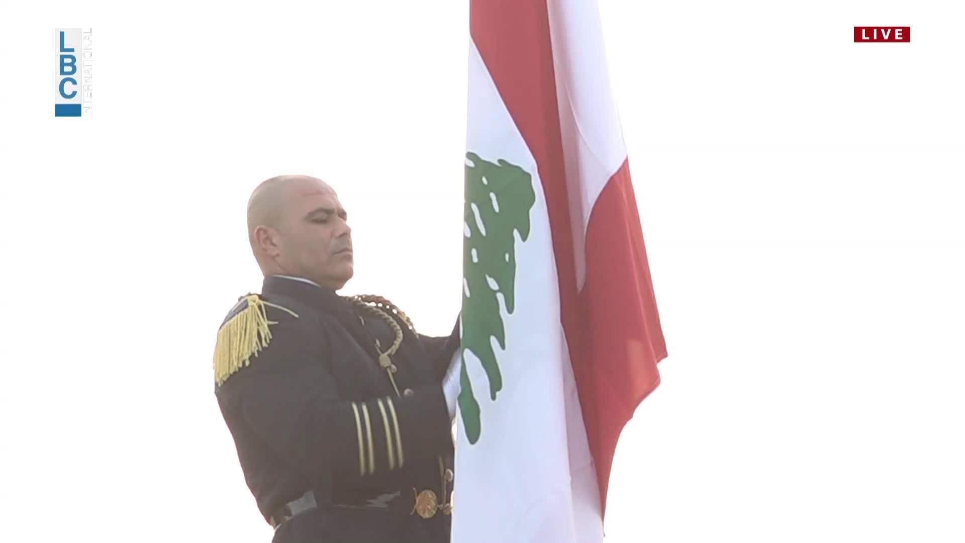 Lebanese flag raised at presidential palace during Joseph Aoun’s welcoming ceremony (Video)