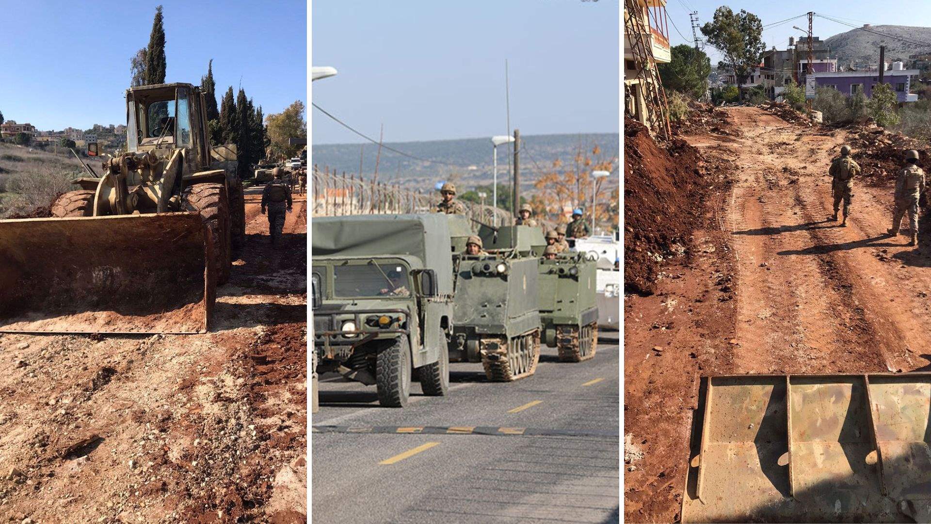 What towns and villages are now under Lebanese army control in south Lebanon?