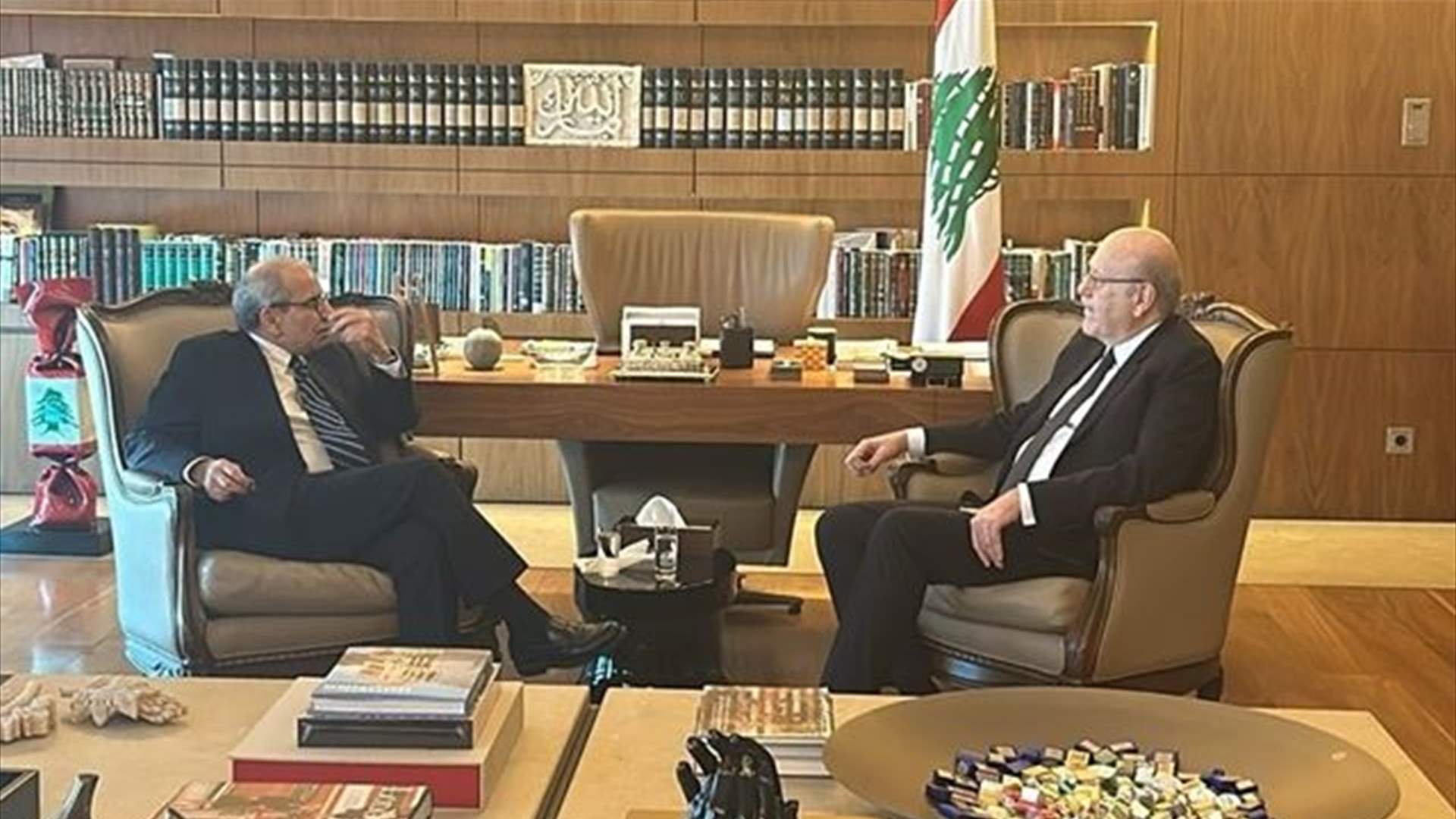 Mikati receives Nawaf Salam, calls for rapid government formation