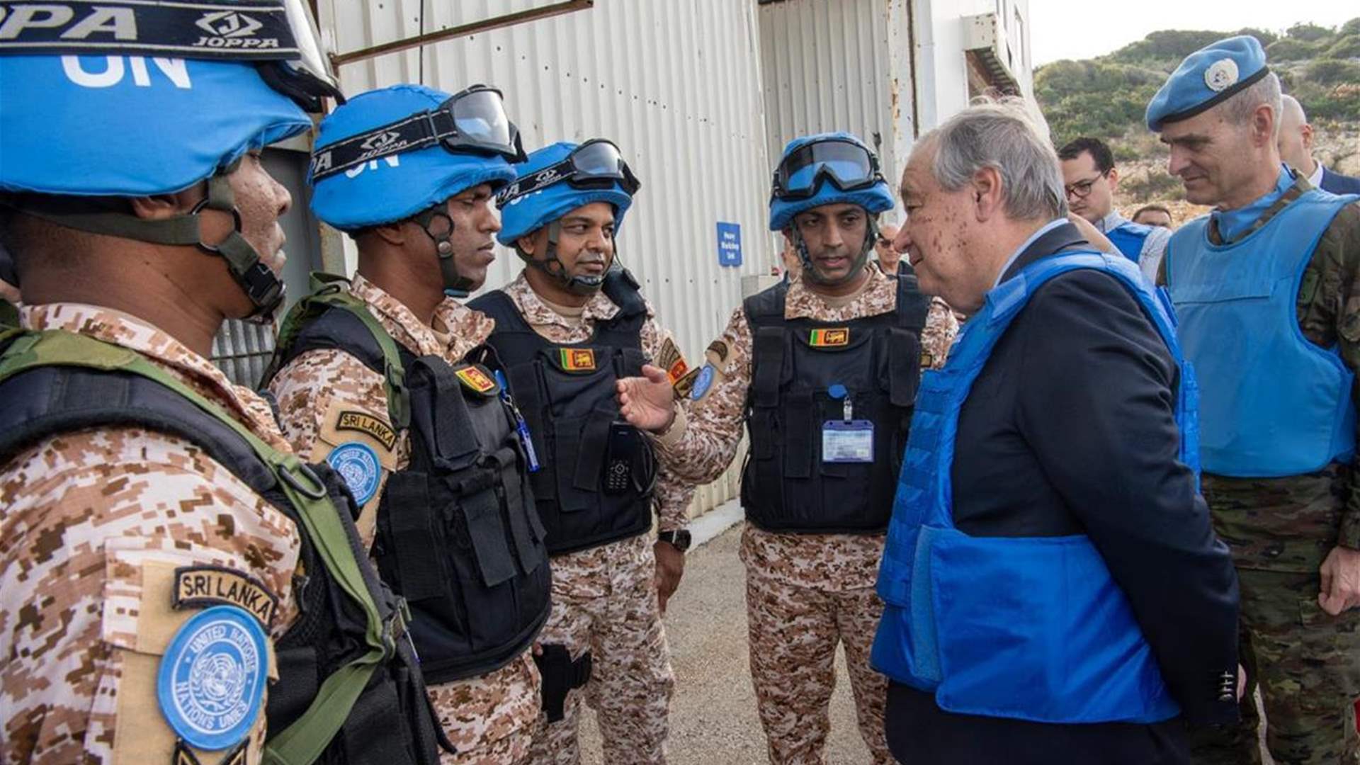 Guterres says UNIFIL uncovered over 100 Hezbollah or other armed groups weapons caches since November 27