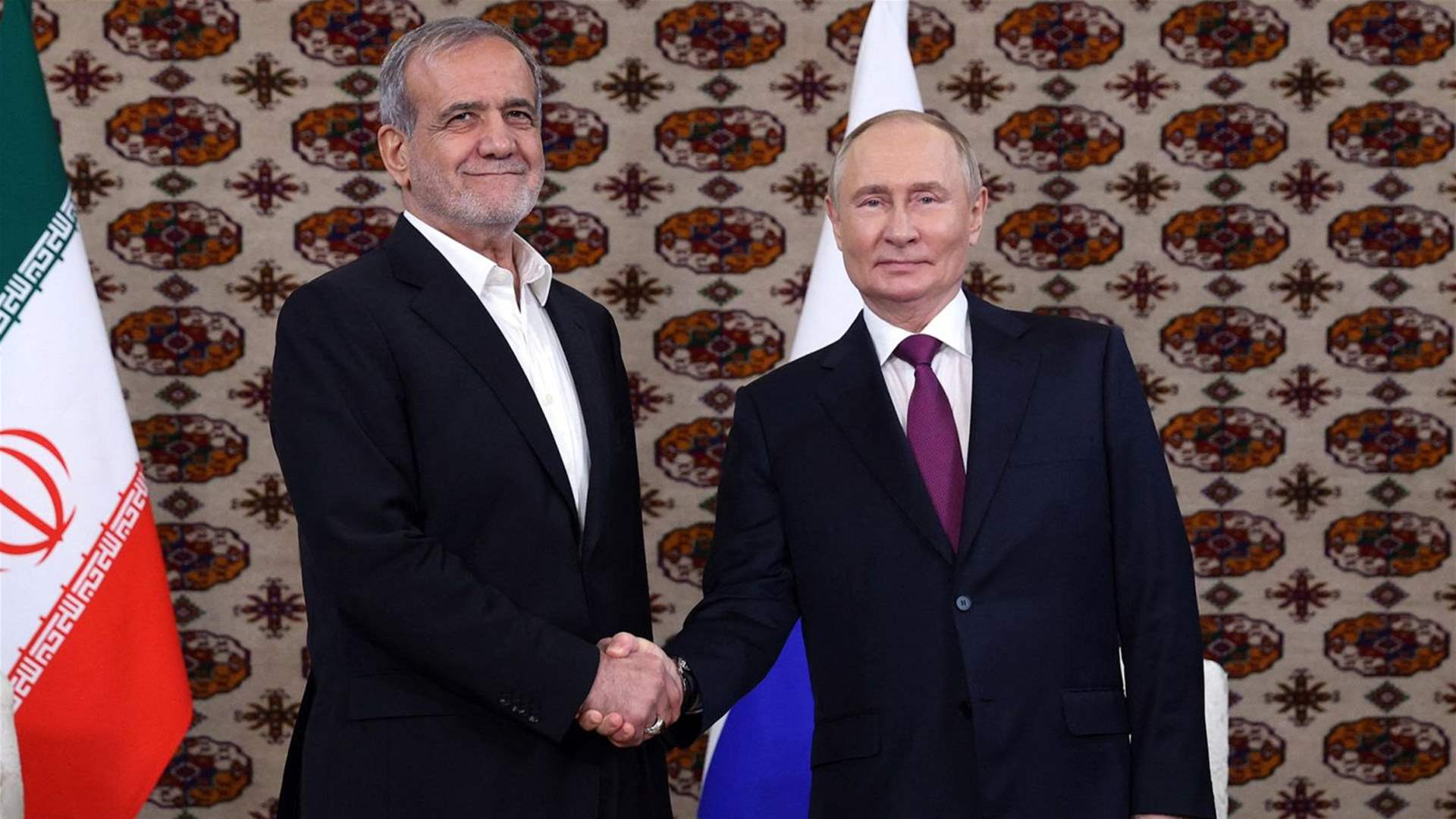 Iran and Russia can finalize nuclear plant agreements, Pezeshkian tells Putin