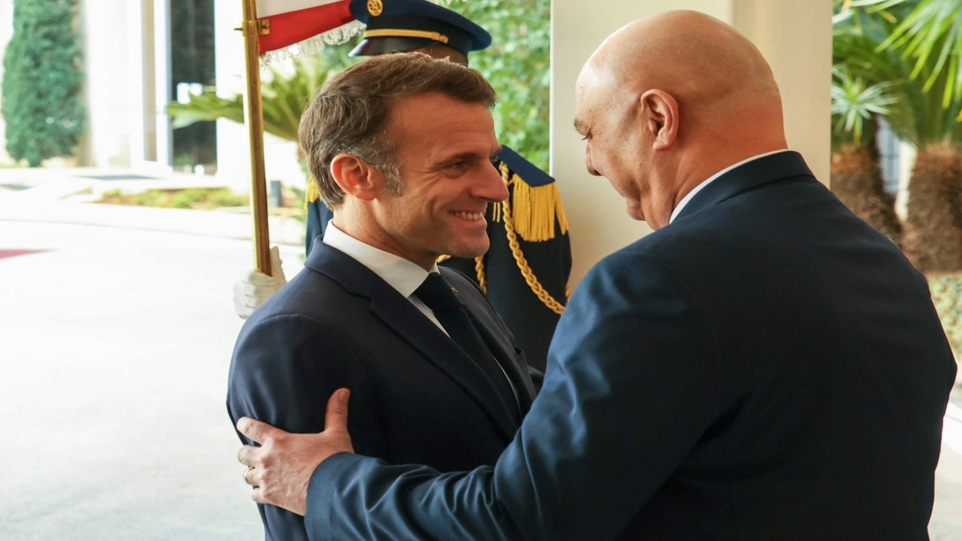 Lebanese President Aoun and French President Macron discuss Lebanon&#39;s priorities  