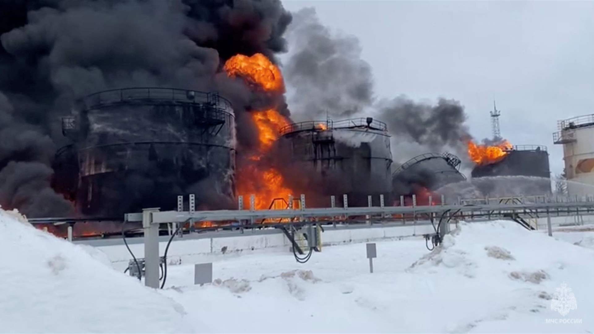 Ukraine says hit oil depot, aviation plant in Russia