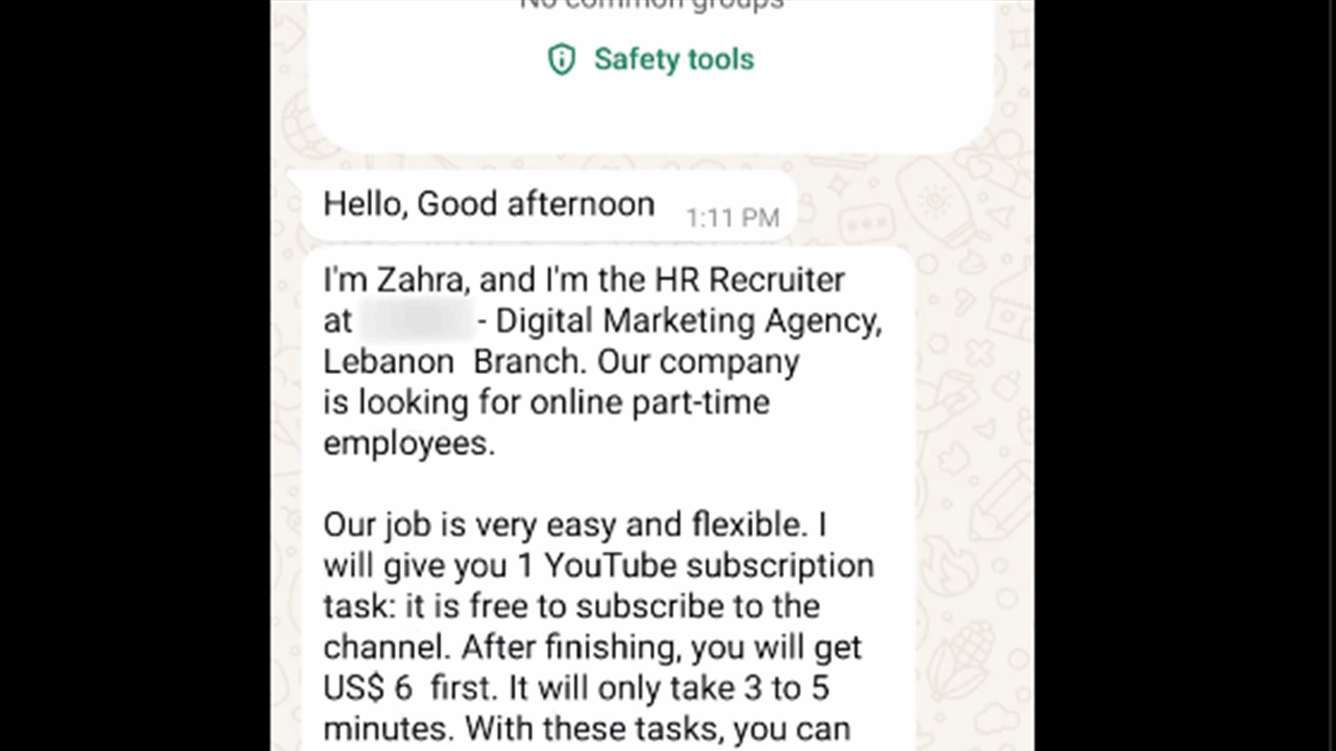 قوى الأمن تحذر من إعلانات عبر WhatsApp &quot;قد تُغيّر حياتك... نحو الأسوأ&quot;!