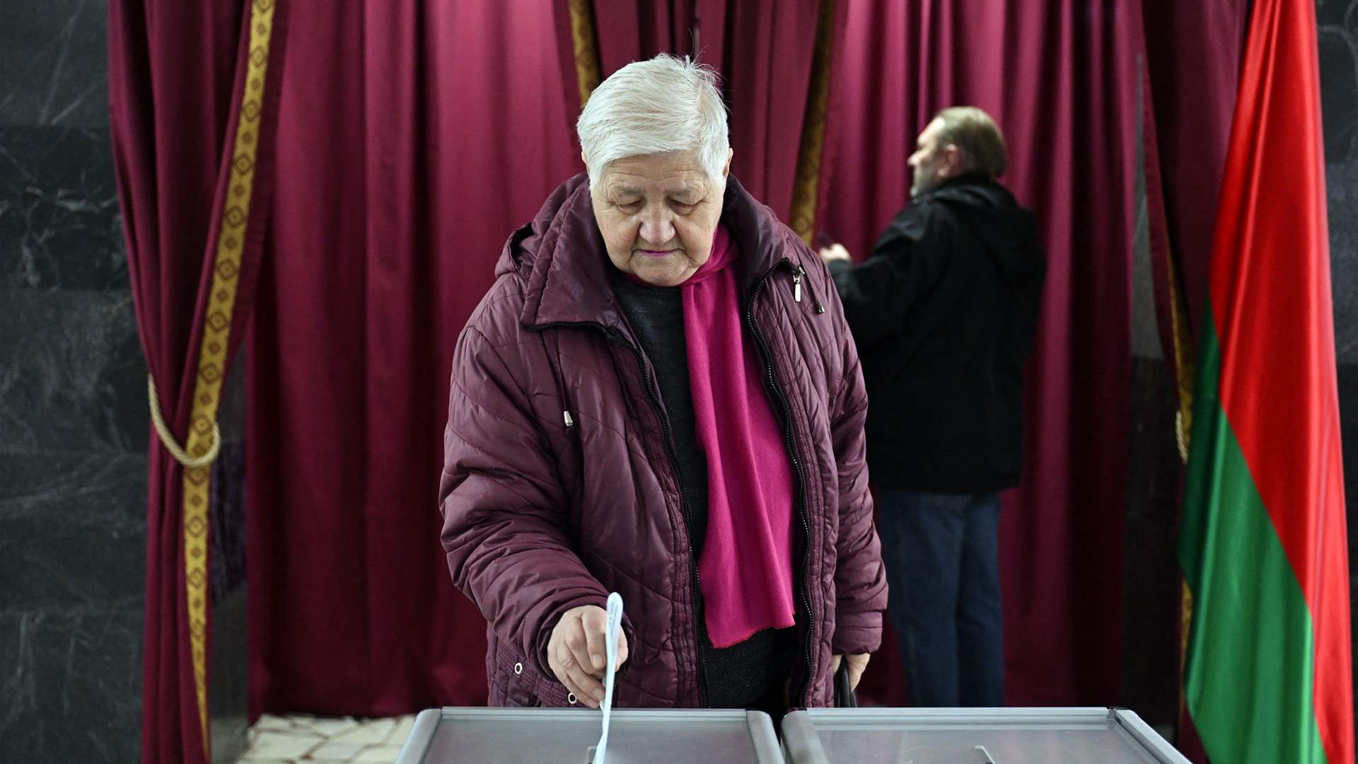 Exiled Belarusian opposition leader calls election a &#39;farce&#39;