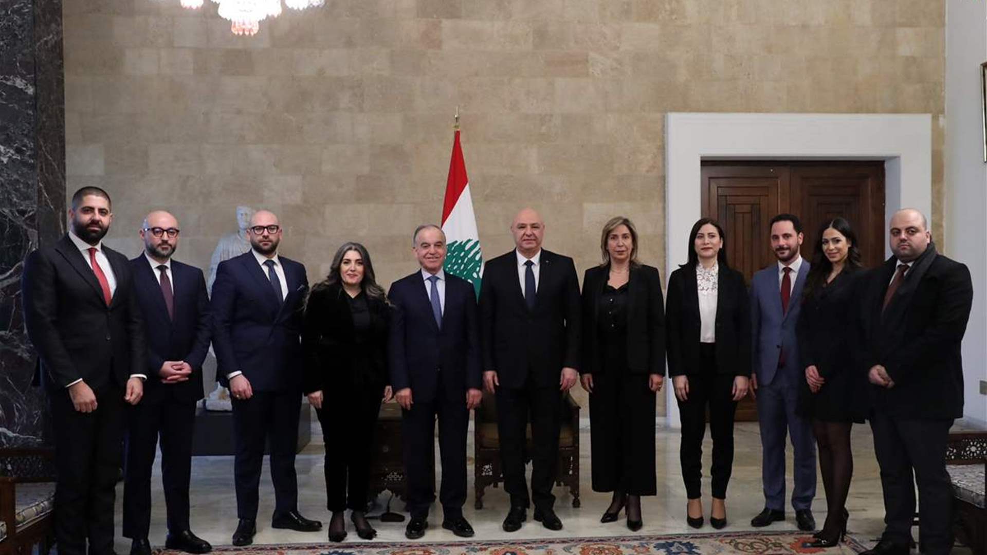 Lebanon&#39;s president Joseph Aoun emphasizes anti-corruption efforts during meeting 