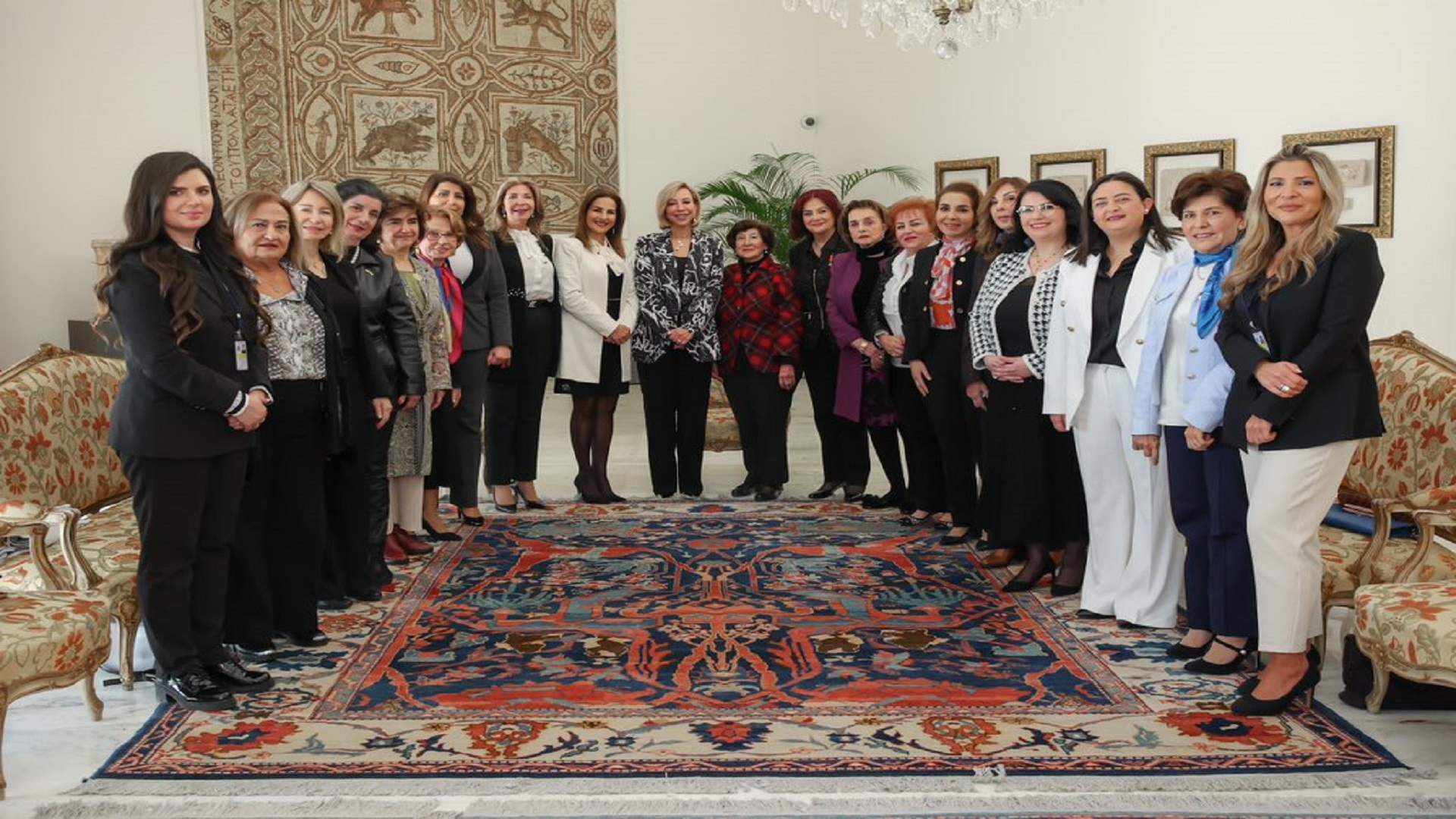 First Lady highlights women&#39;s role and rights in Lebanese society