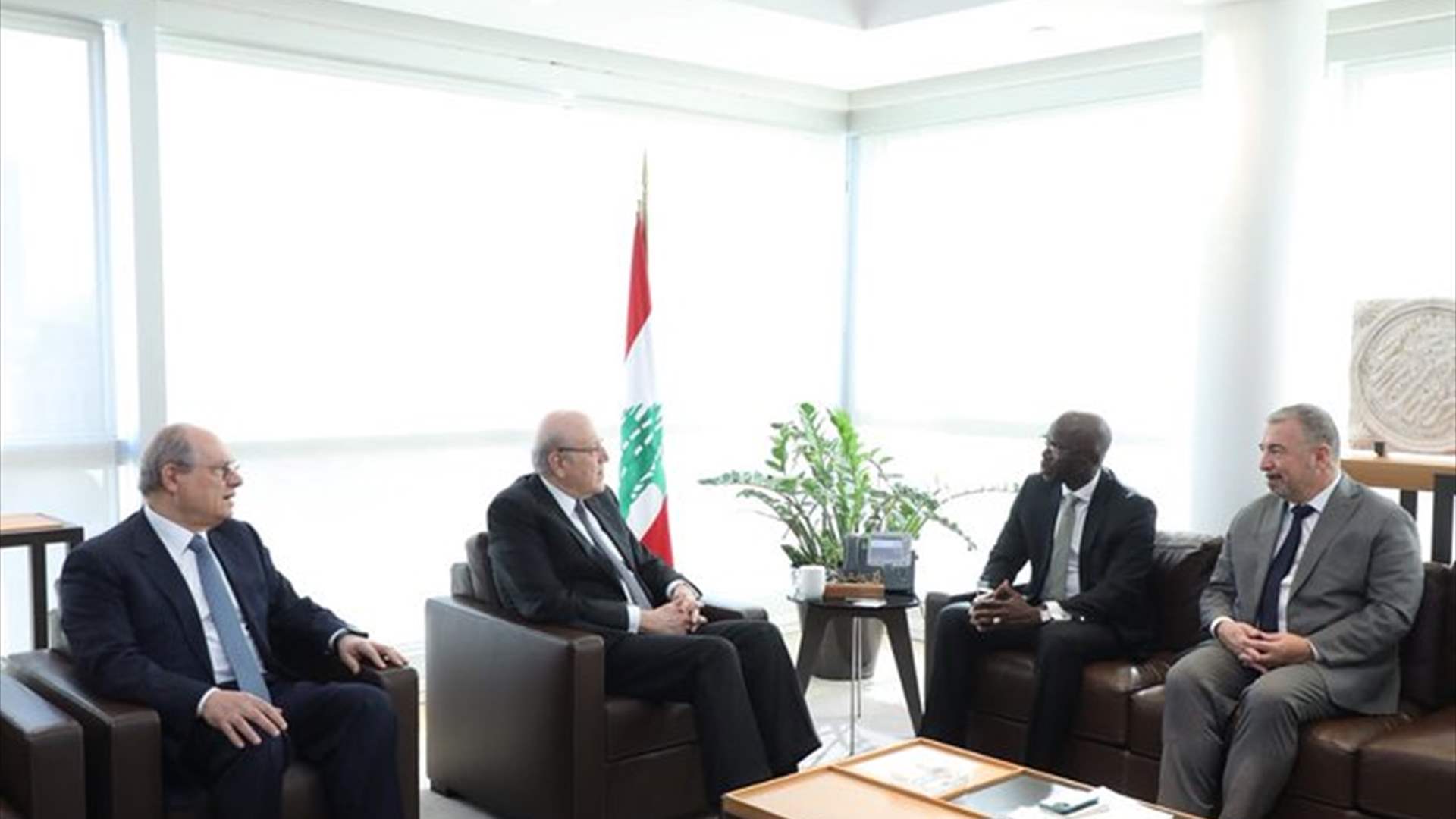 World Bank&#39;s Ousmane Dione highlights continued cooperation with Mikati, looks ahead to smooth transition with new cabinet