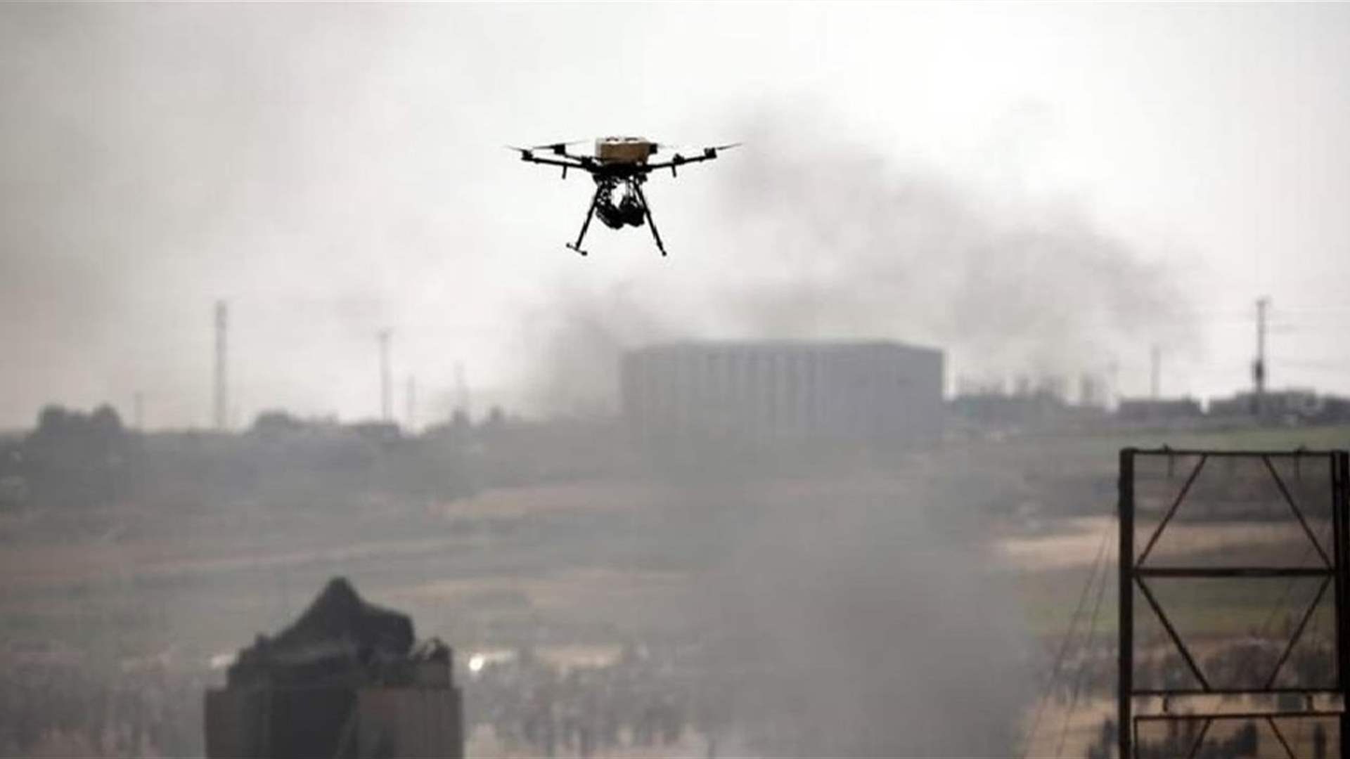 Israeli drone drops sound bombs near rescue workers in South Lebanon&#39;s Aita al-Shaab  