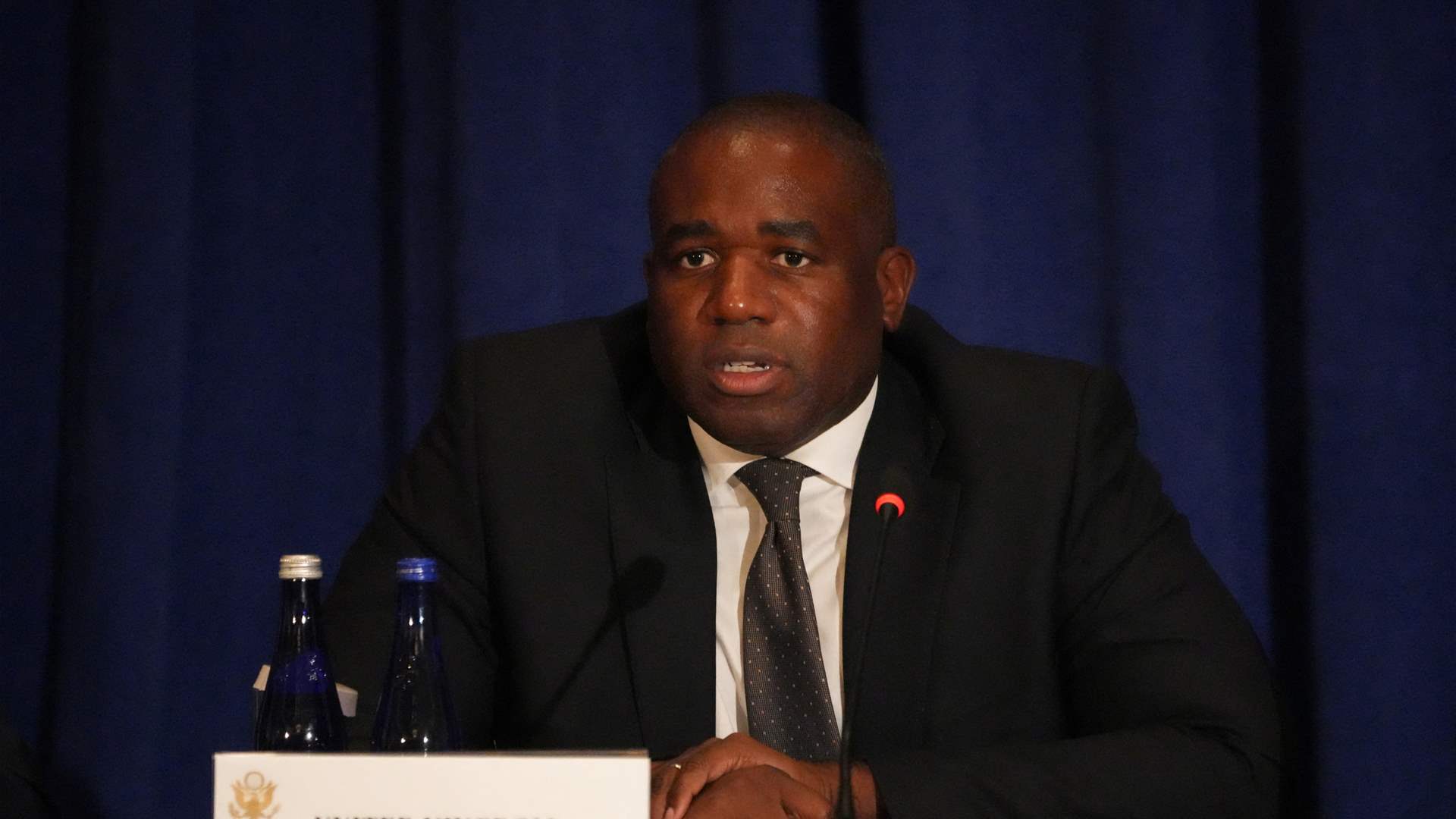 UK&#39;s Lammy says Palestinians should &#39;live and prosper&#39; in Gaza, West Bank