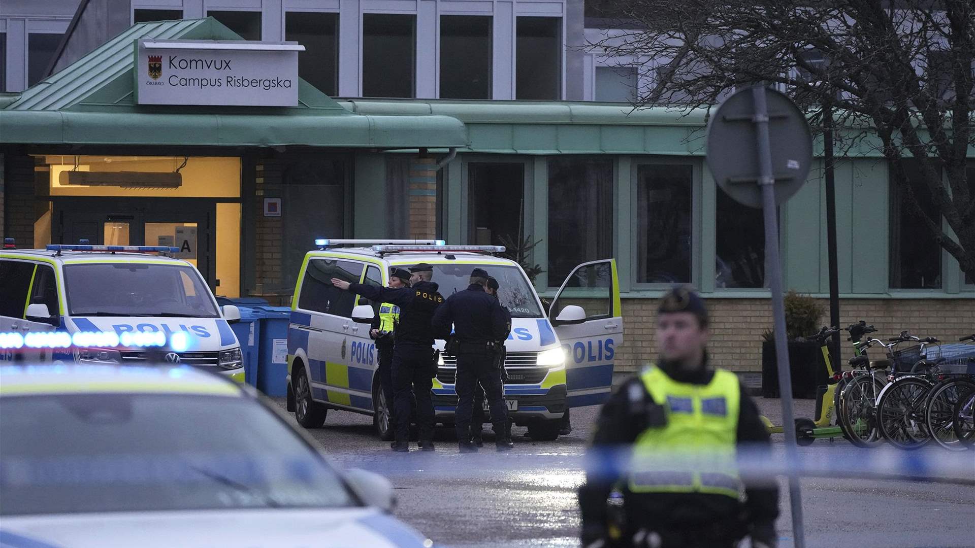 Rifles found at Swedish school after massacre: Police spokesman tells AFP