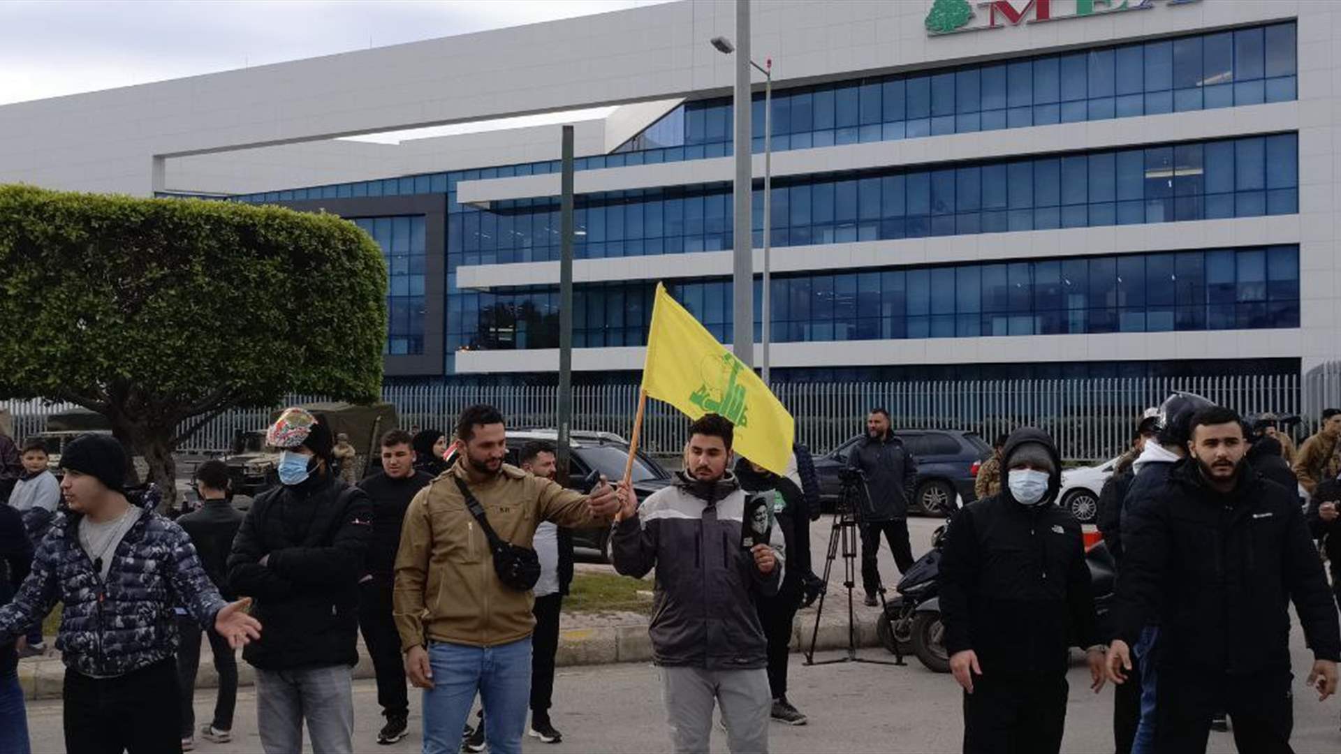 Protesters gather at Beirut Airport entrance over US envoy Ortagus&#39; remarks  