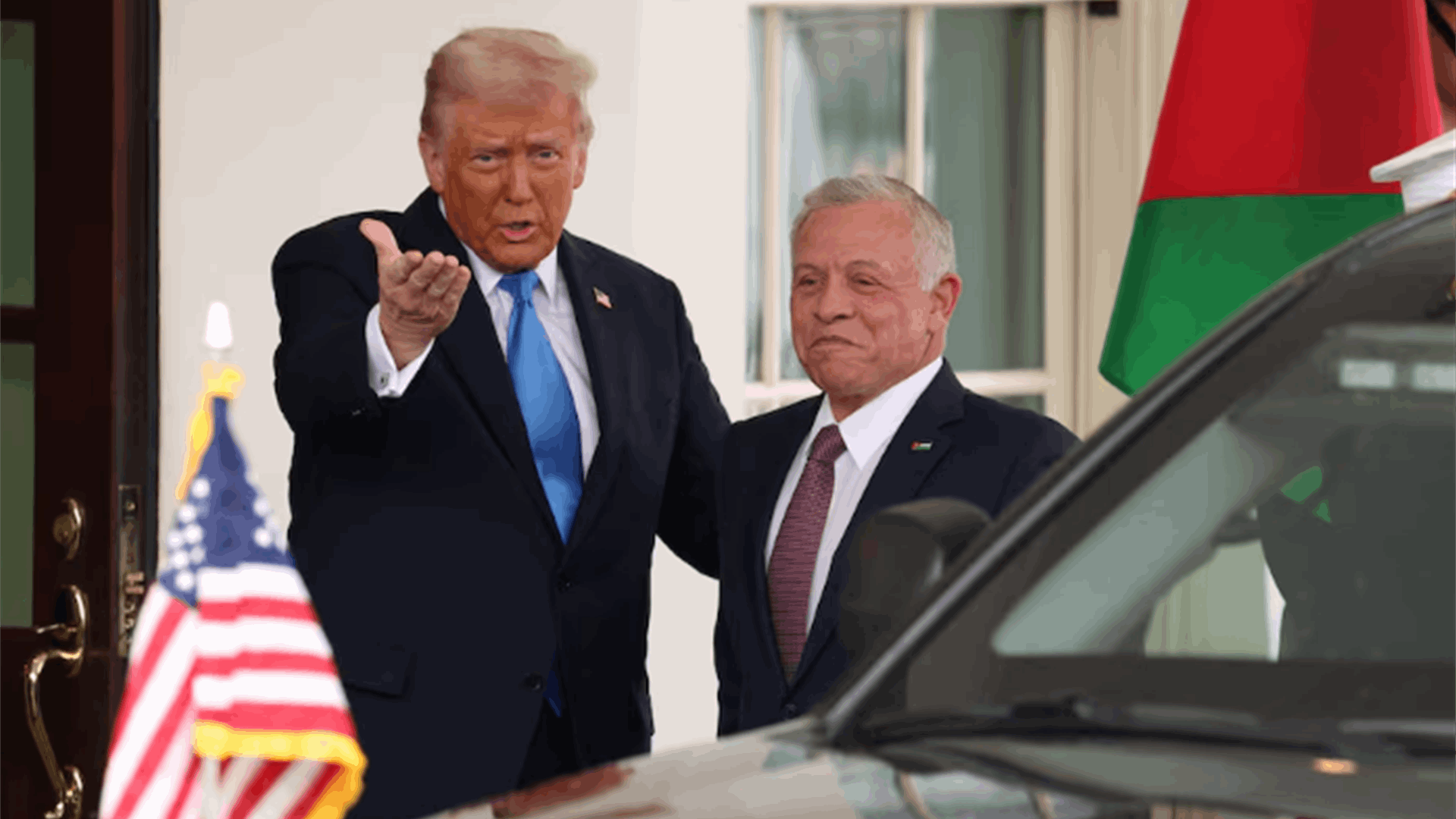 Trump meets Jordan&#39;s king amid tensions over Gaza plan