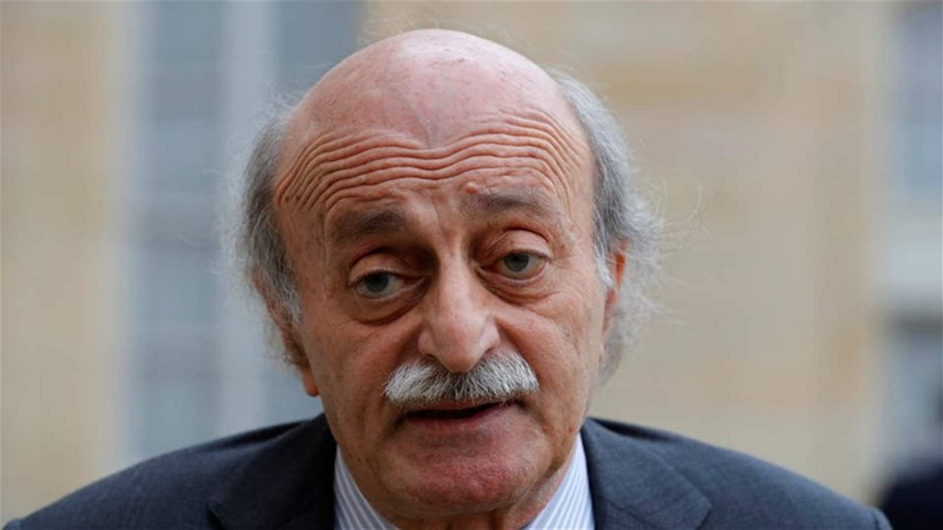 Walid Jumblatt says future confrontation with Israel &#39;must be political, not military&#39;