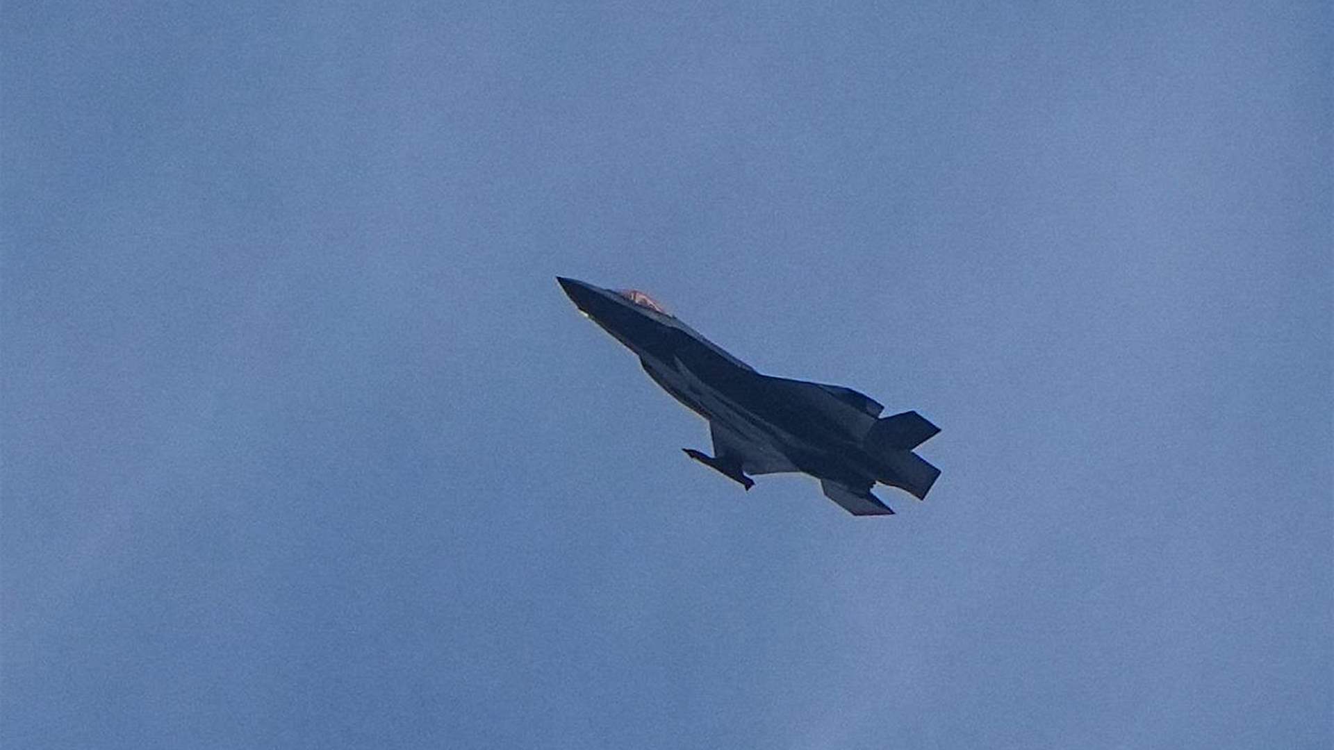 Israeli aircraft fly over Hermel and northern Bekaa at medium altitude